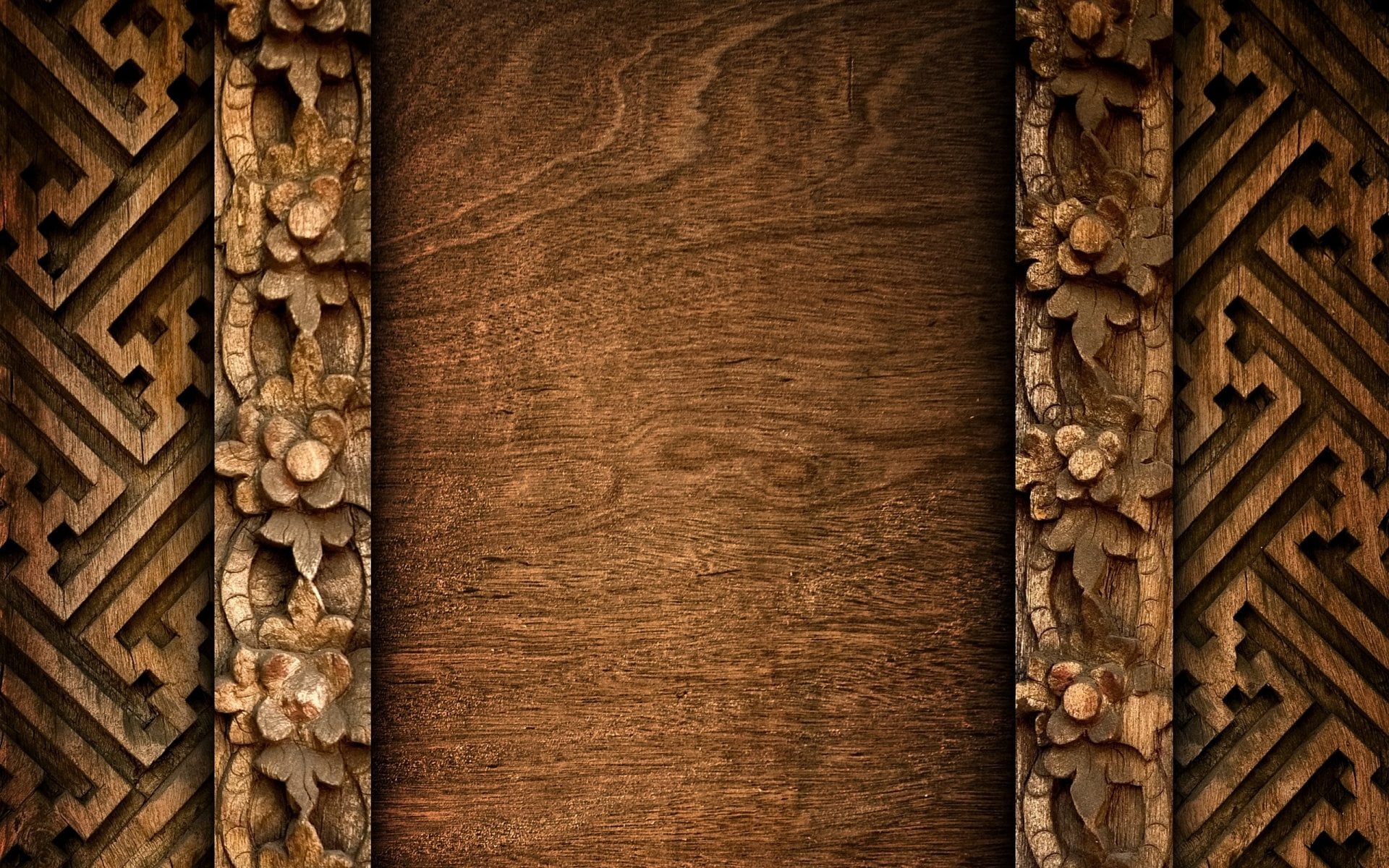 full frame, textured, art and craft, pattern, wall - building feature, close-up, wooden, brown, textured effect, 1080P, built structure, craft, carving - craft product, HD Wallpaper