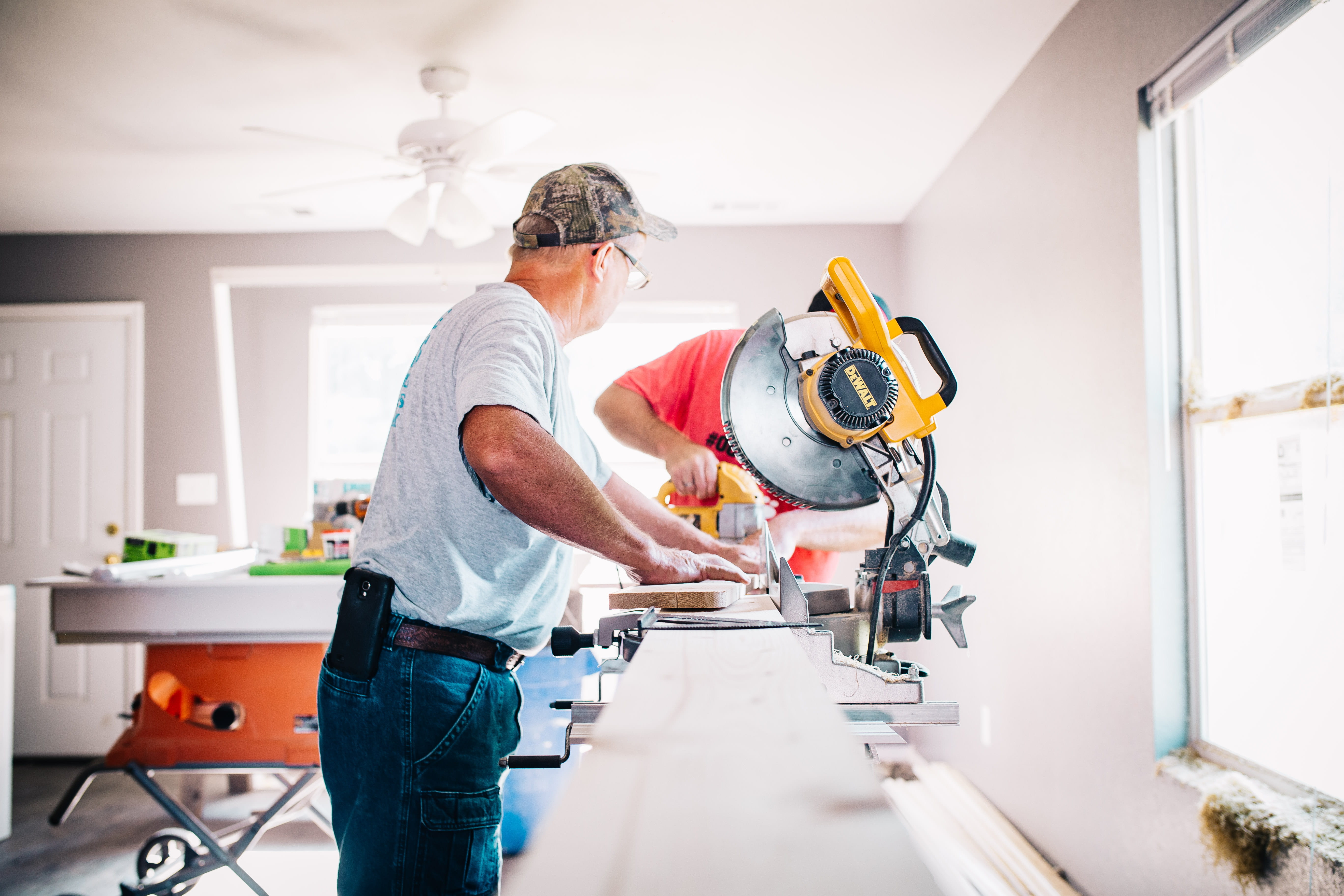 using, diy, 5K, adult, woodwork, infront, home interior, house building, house, industry, window, mature adult, workshop, standing, business, miter, independence, HD Wallpaper
