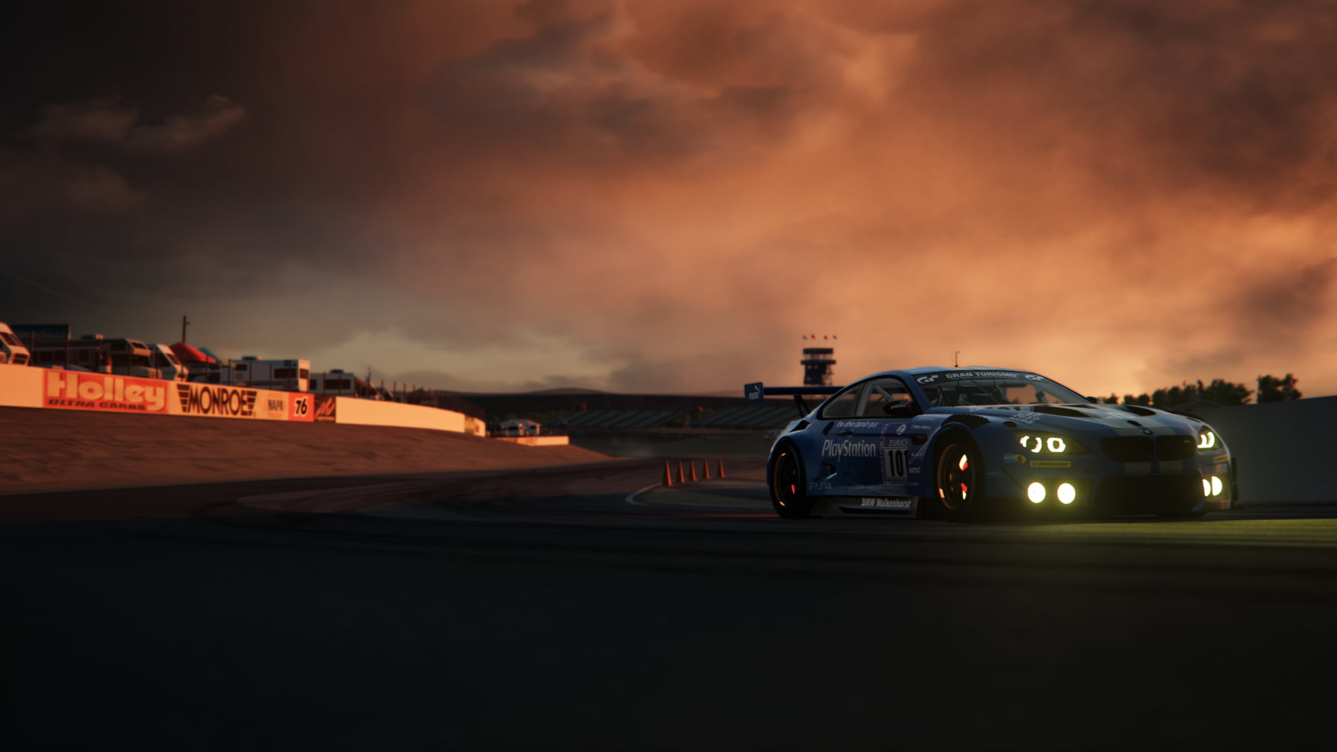 BMW, sunset, race tracks, Assetto Corsa, 1080P, HD Wallpaper