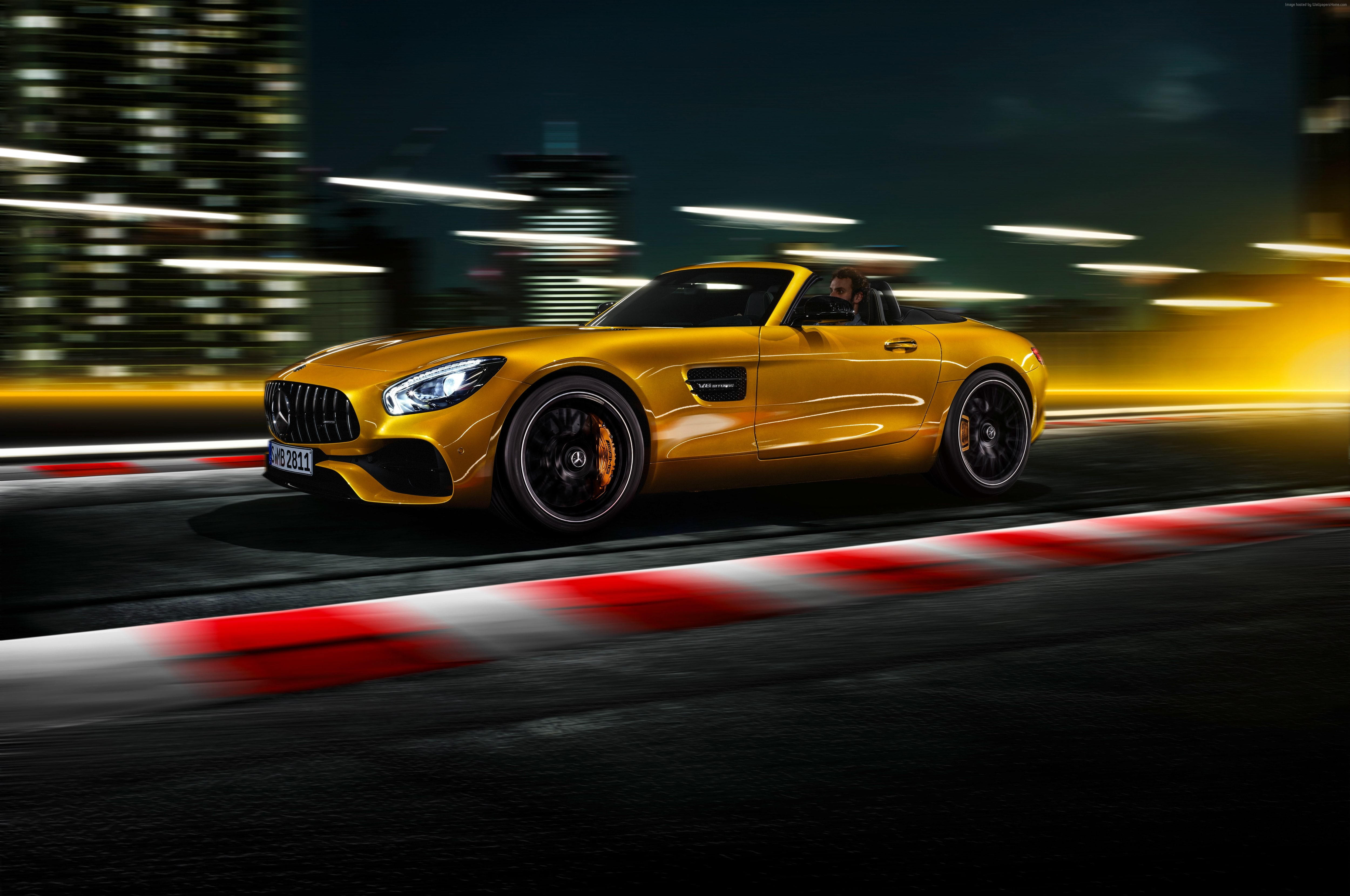 4K, Mercedes-Benz AMG GT S Roadster, 4K, 2019 Cars, 5K, HD Wallpaper