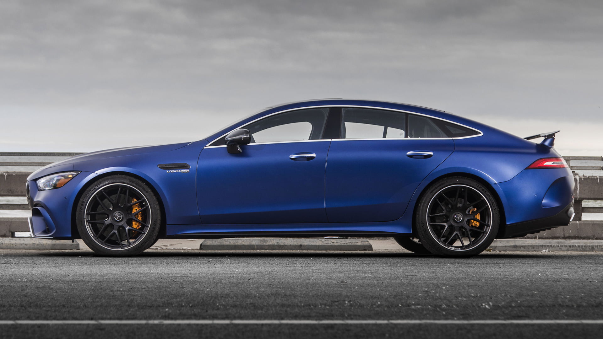 Grand Tourer, Mercedes-AMG GT 63 S, Luxury Car, 1080P, Blue Car, Mercedes-Benz, Car, HD Wallpaper