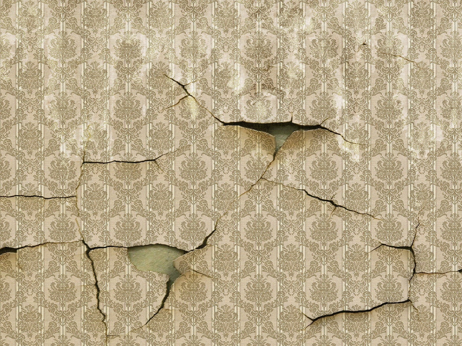 damaged, brown, wall - building feature, built structure, illustration, weathered, decoration, walls, architecture, history, arid climate, climate, backgrounds, HD Wallpaper