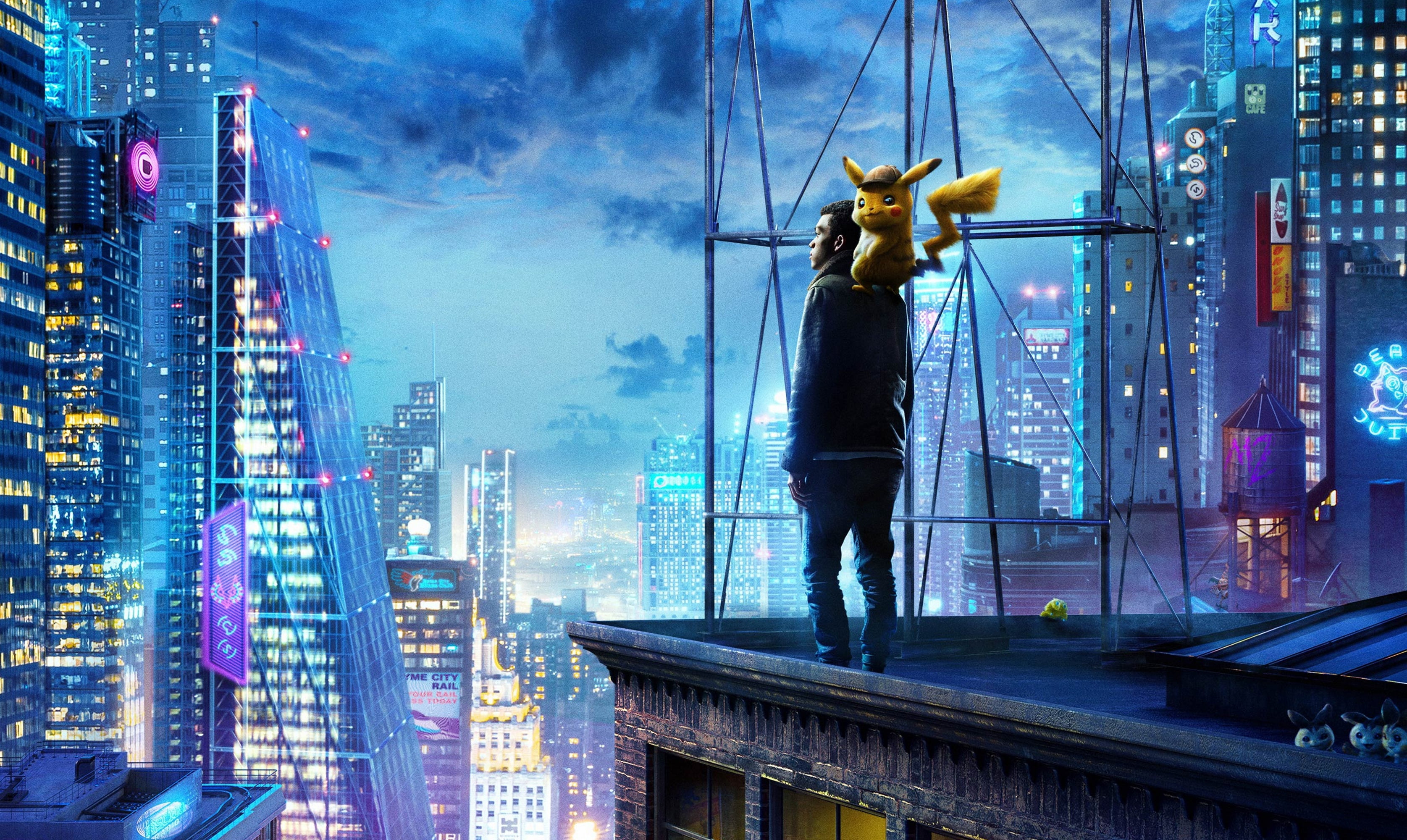 Pikachu, Pokémon, Justice Smith, Pokémon Detective Pikachu, 2K, American, Actor, HD Wallpaper