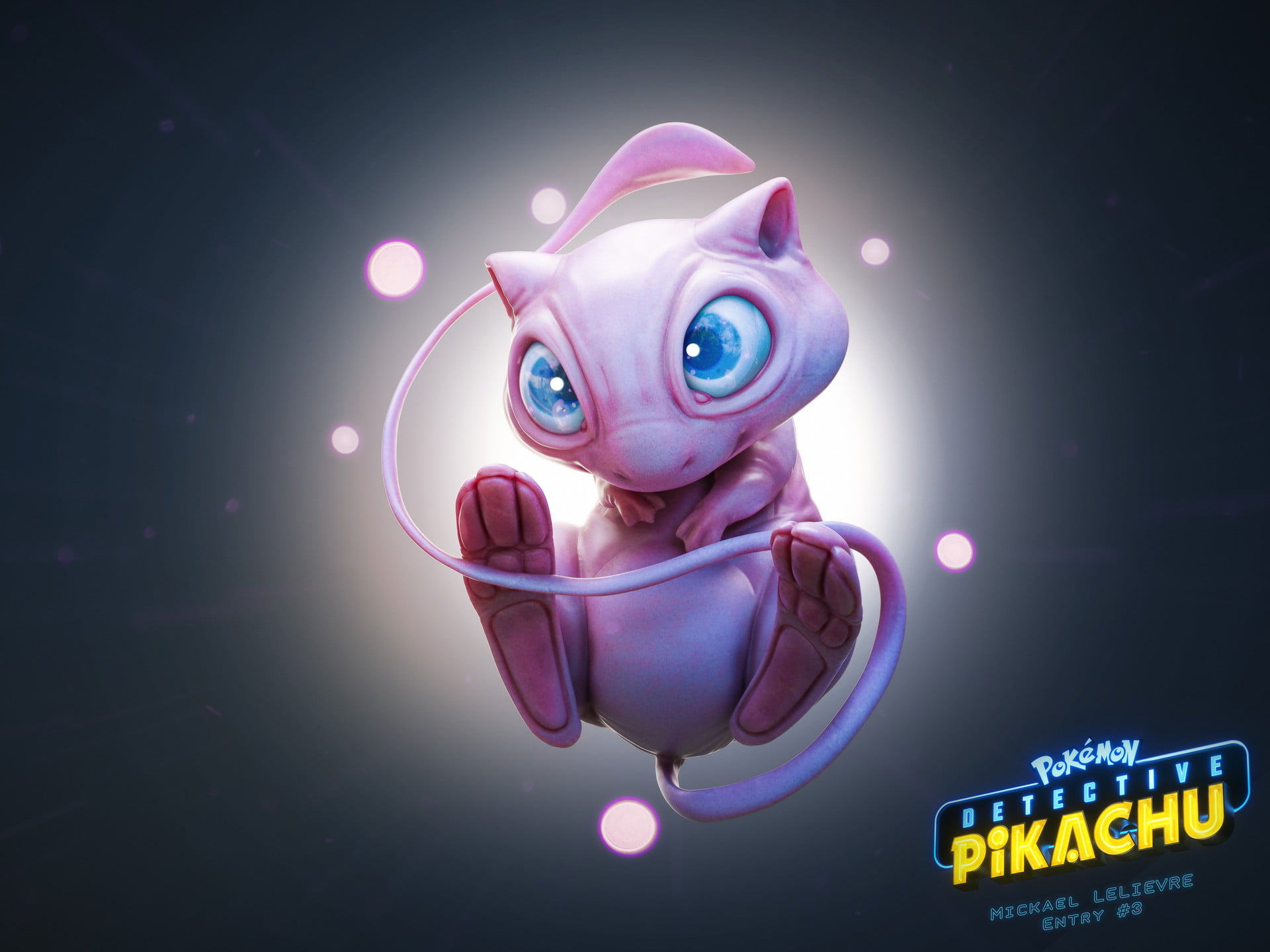 1080P, Pokémon, Mew (Pokémon), Pokémon Detective Pikachu, HD Wallpaper