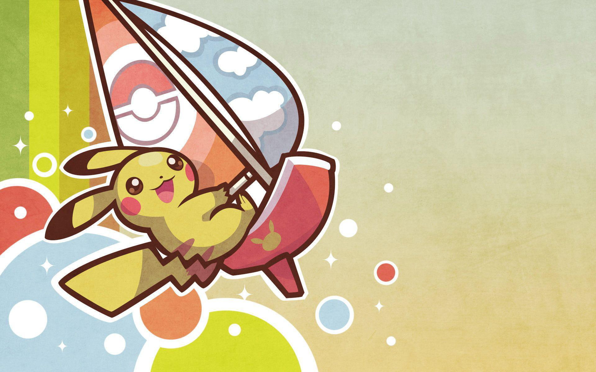 anime, 1080P, 1920x1200, drawing, pikachu, pokemon, HD Wallpaper