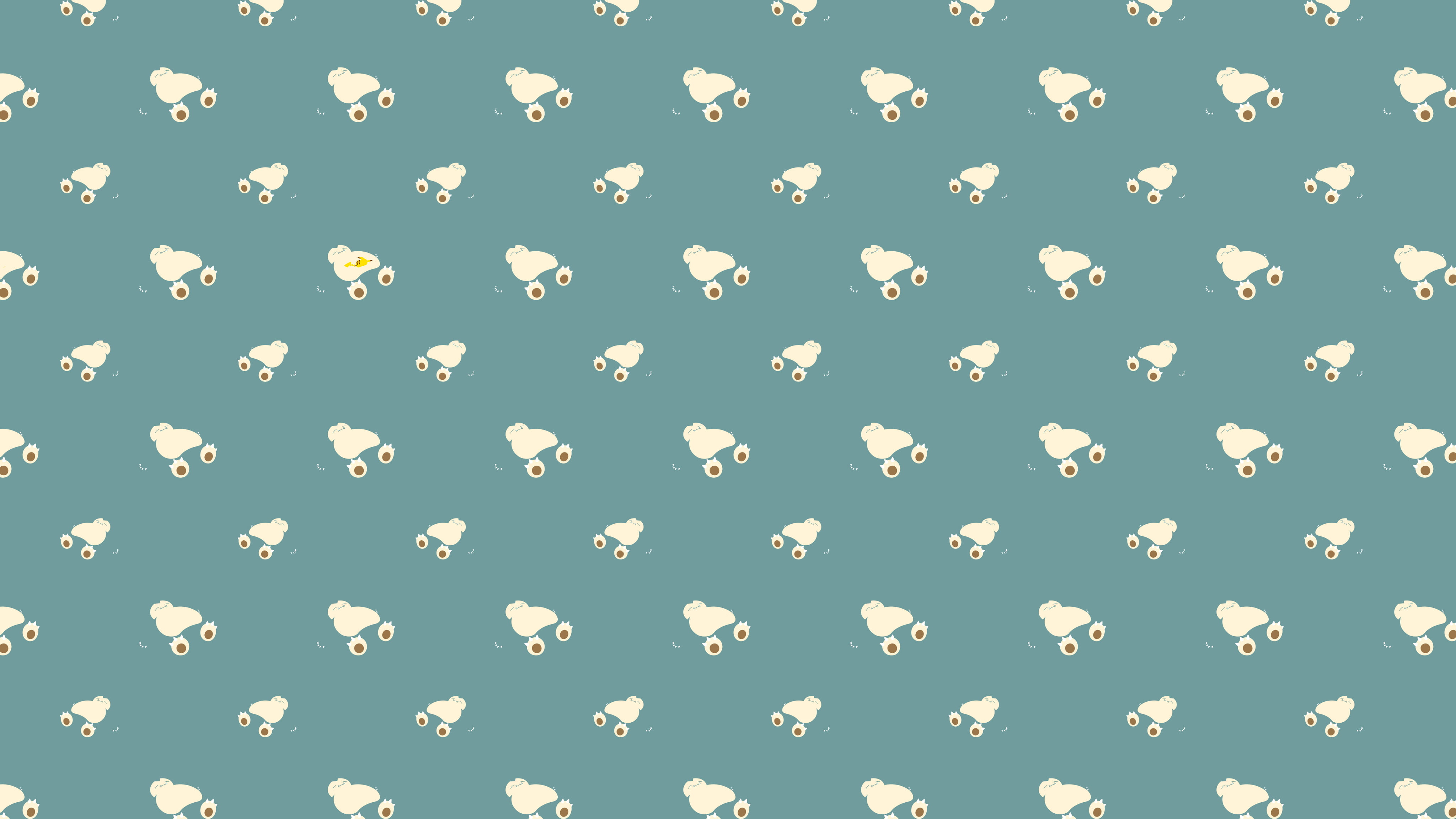 4K, pattern, Pikachu, Pokémon, Snorlax, HD Wallpaper