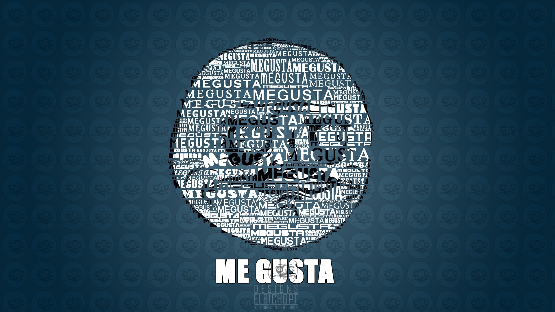 hd, funny, entertainment, meme, x, gusta, 1080P, Blue, art, background, HD Wallpaper