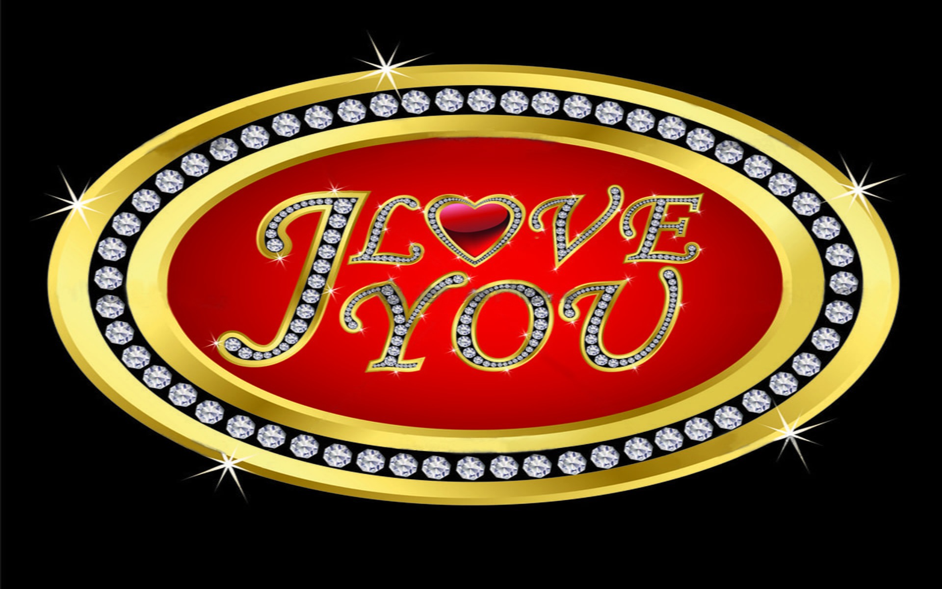 illustration, 1080P, love, card, vector, day, valentine, diamonds, golden, HD Wallpaper