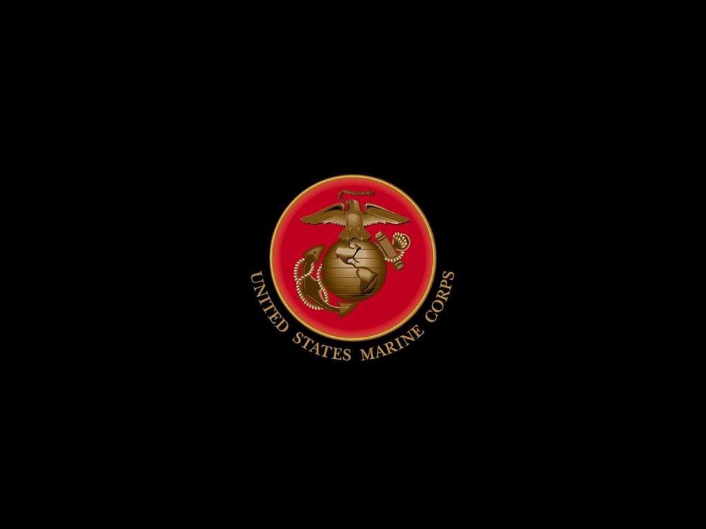 480P, food, red, black Background, Military, symbol, United States Marine Corps, backgrounds, insignia, illustration, vegetable, HD Wallpaper