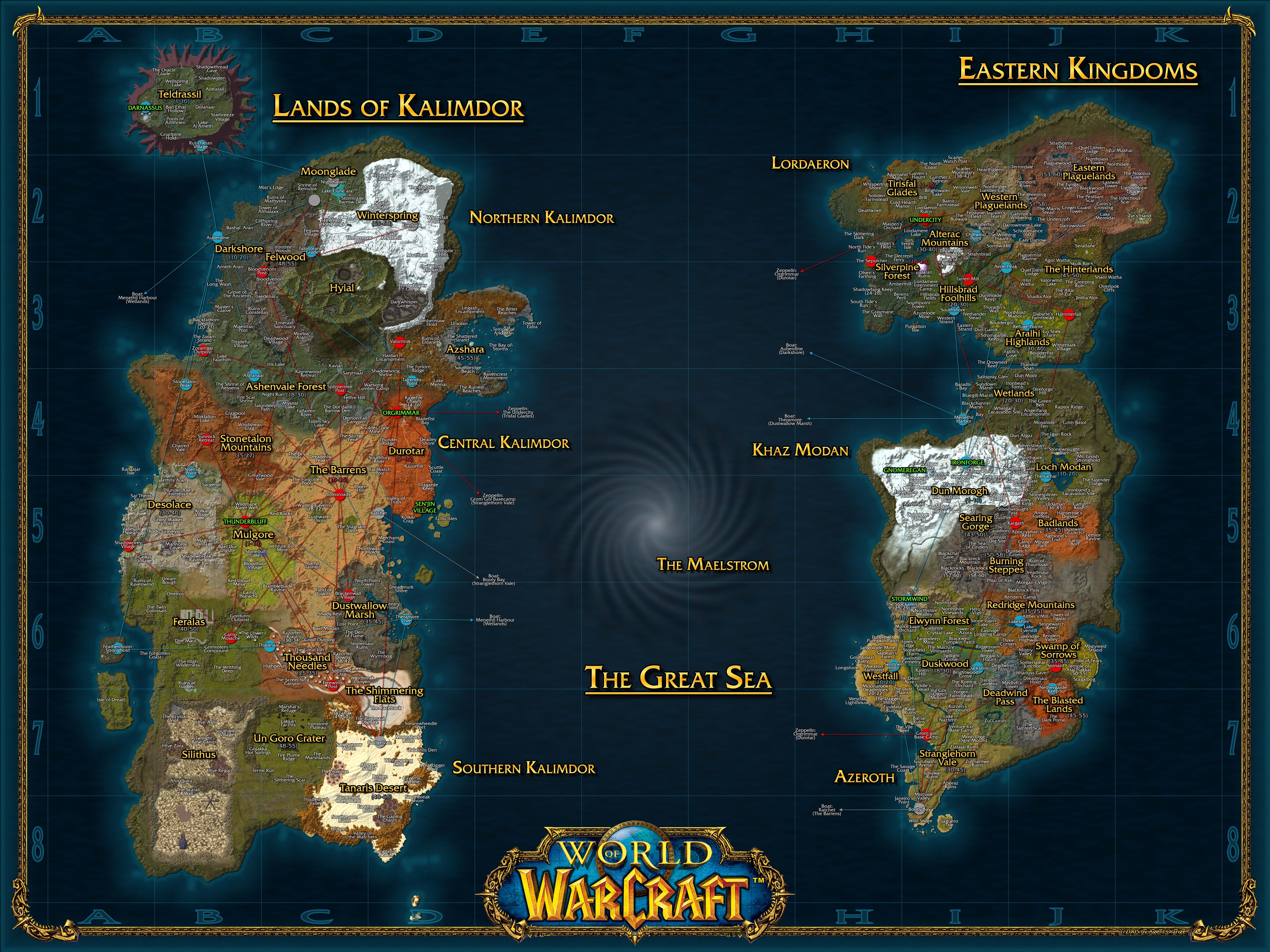 8K, maps, world of warcraft, hd, x, video, warcraft, world, art, games, HD Wallpaper