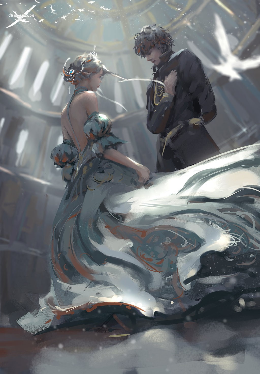 WLOP, 720P, marriage, Phone HD Wallpaper
