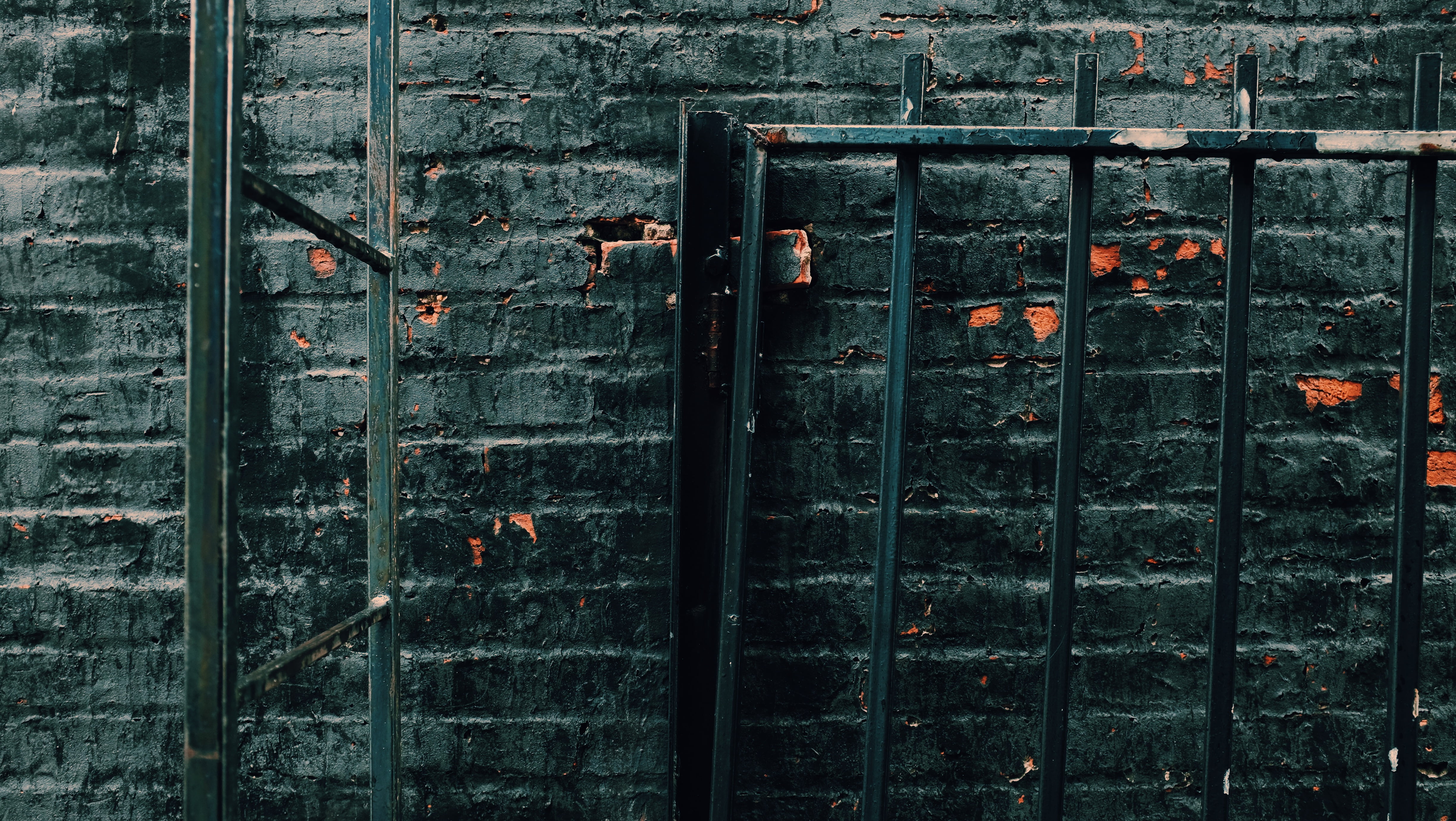 textured, protection, gate, entrance, metal, day, burning, building Exterior, rusty, backgrounds, paint, nature, wood - Material, architecture, full frame, HD Wallpaper