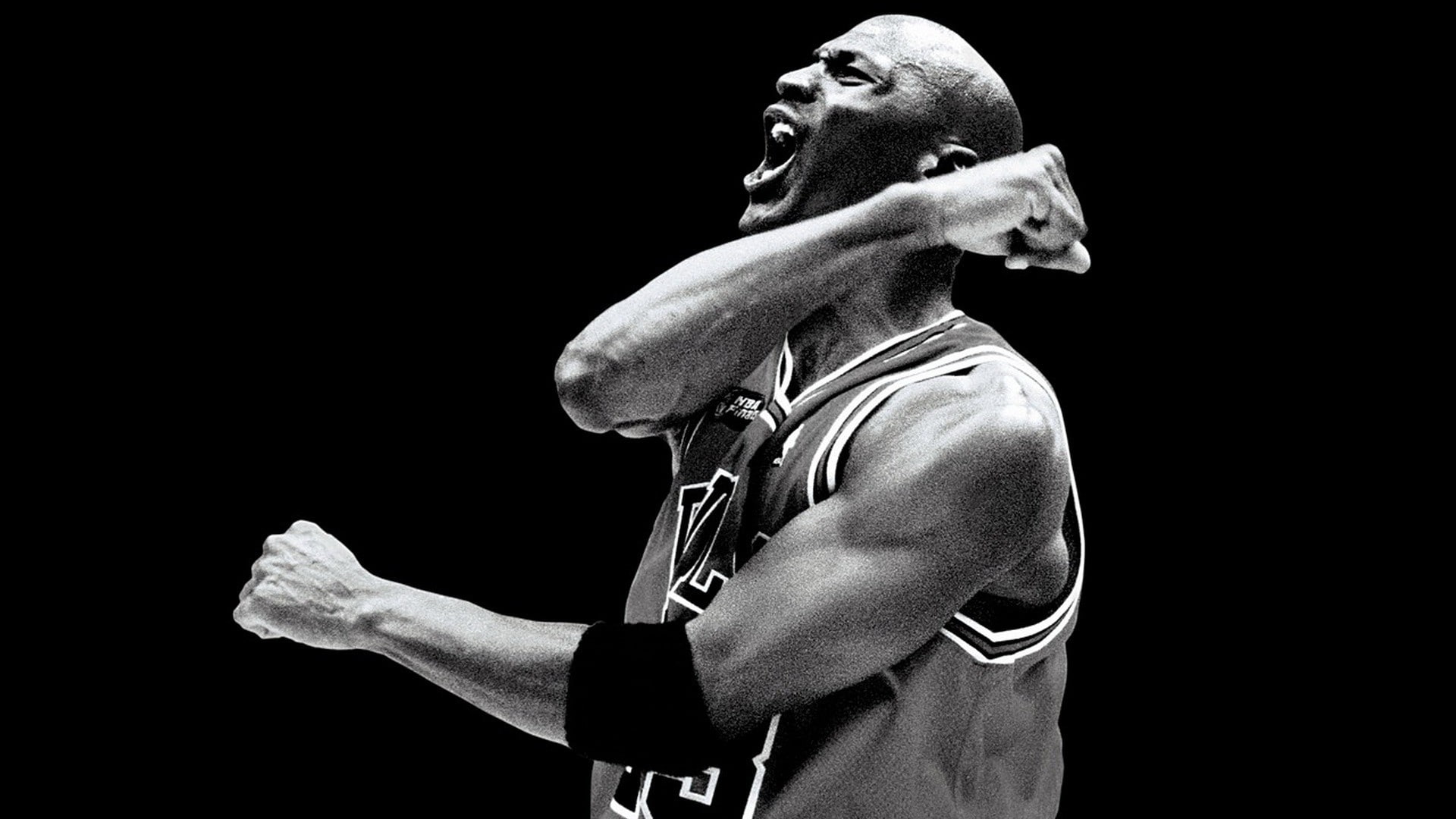 basketball, chicago, hd, 1080P, sports, jordan, michael, athletes, grayscale, American, air, art, jersey, nba, monochrome, bulls, HD Wallpaper