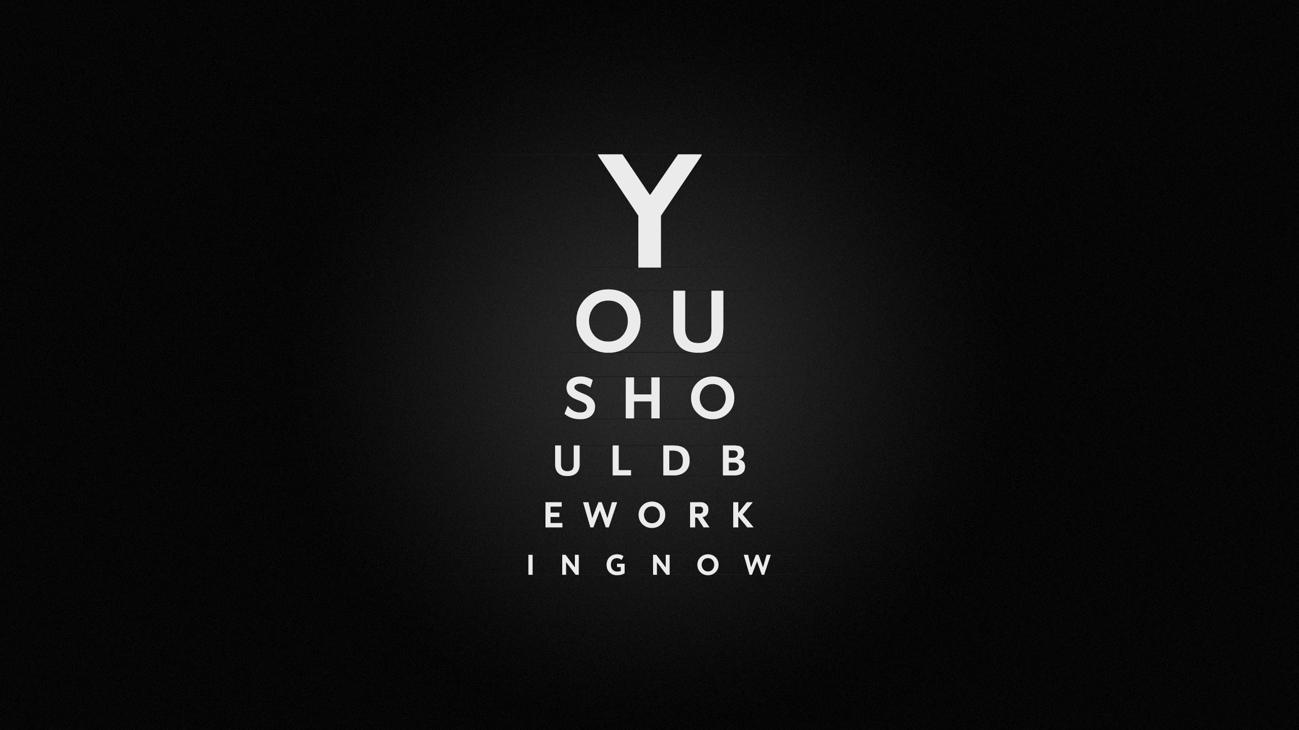 eye, 2K, hd, art, test, typography, work, minimalistic, eye test, HD Wallpaper
