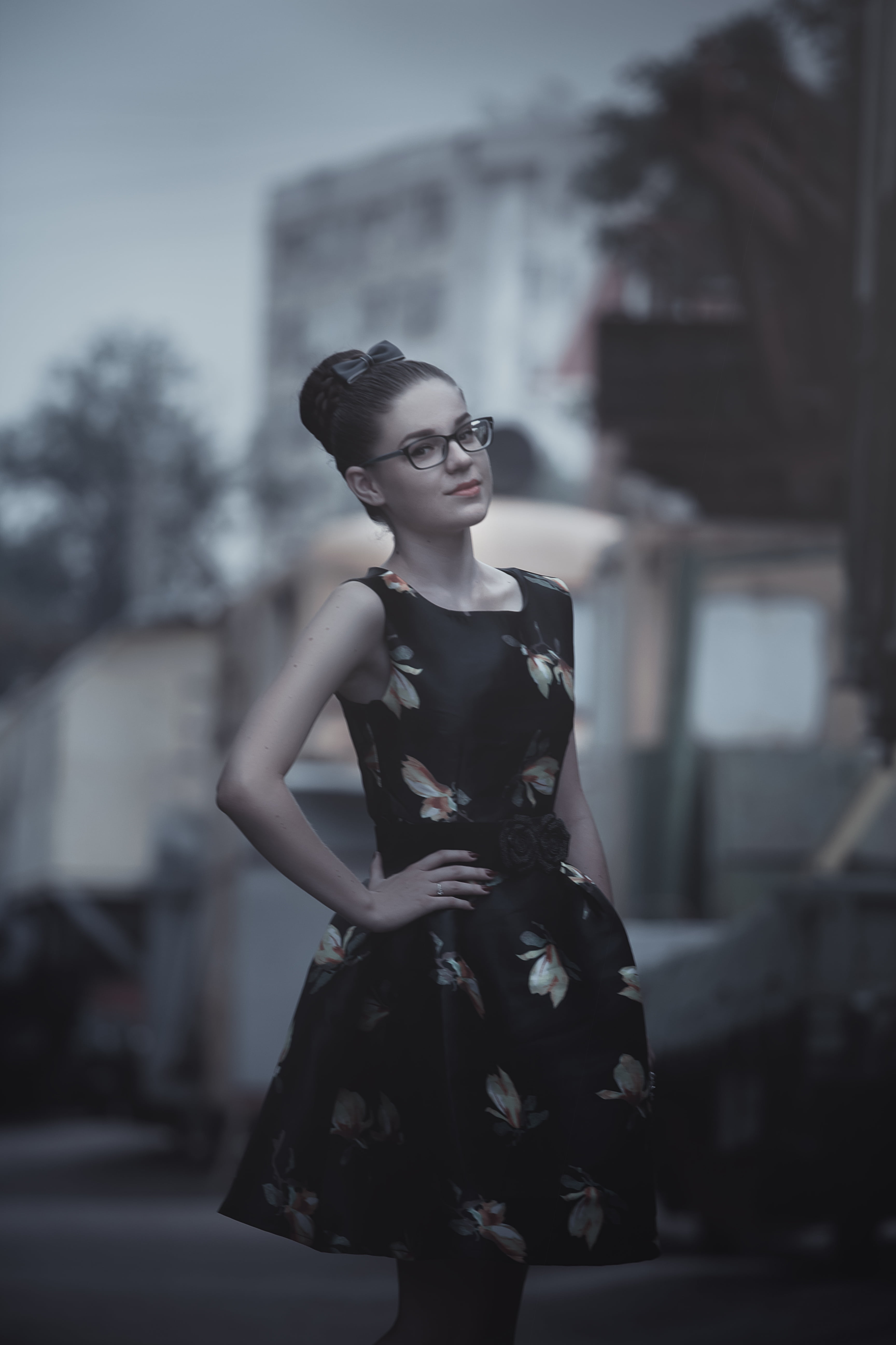 beautiful, railway carriage, photo, emotions, partly cloudy, front view, magazine, females, black, queen, train, 5K, portrait, young women, three quarter length, Phone HD Wallpaper