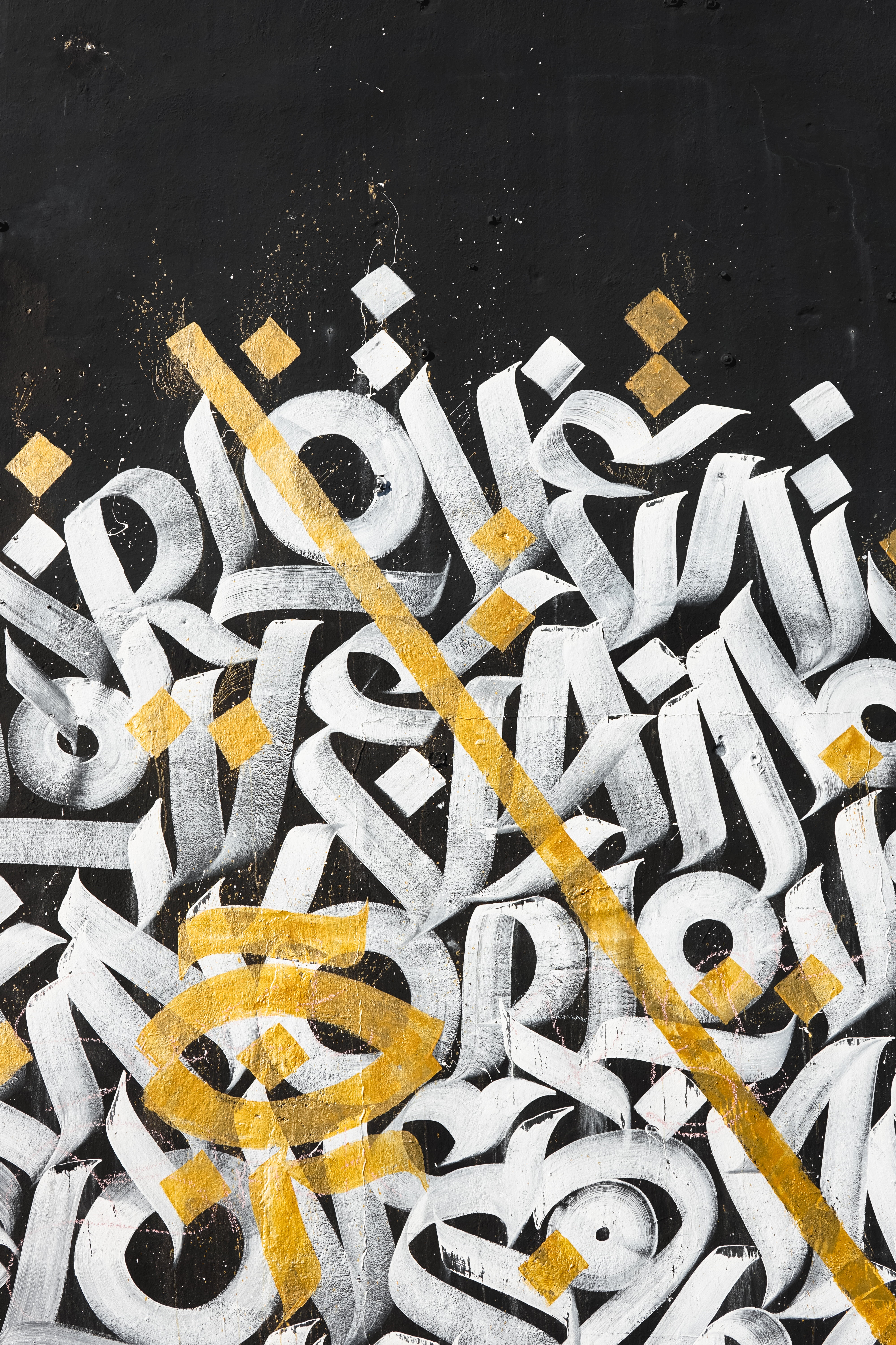 symbol, western script, grunge, letters, close-up, creativity, capital letter, finance, concepts, sign, typescript, graffiti, inscriptions, abstract, full frame, Phone HD Wallpaper