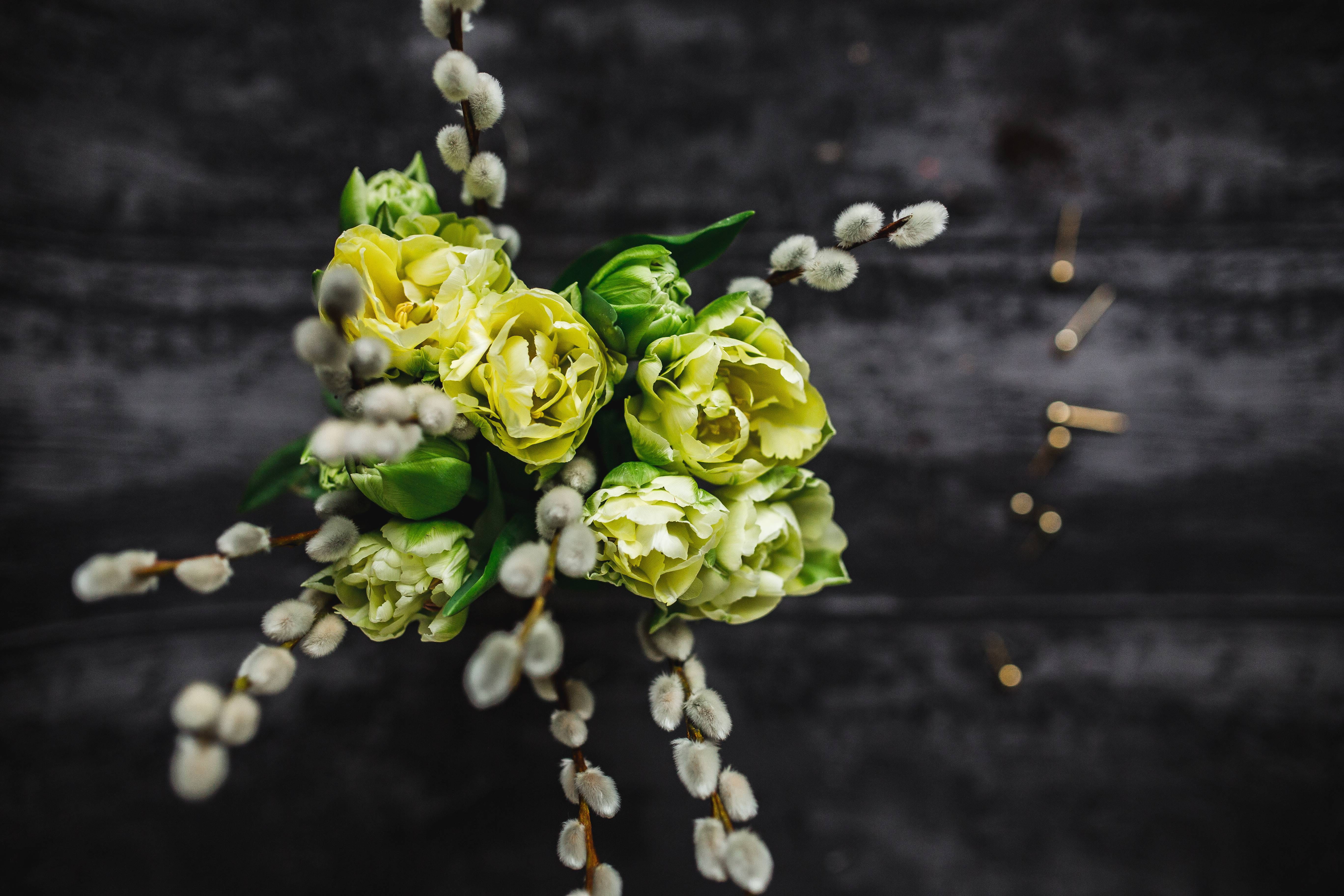 glass jar, jar, no people, wood - material, healthy eating, flowers, bouquet, freshness, little, yellow, close-up, ups, nature, focus on foreground, close, HD Wallpaper