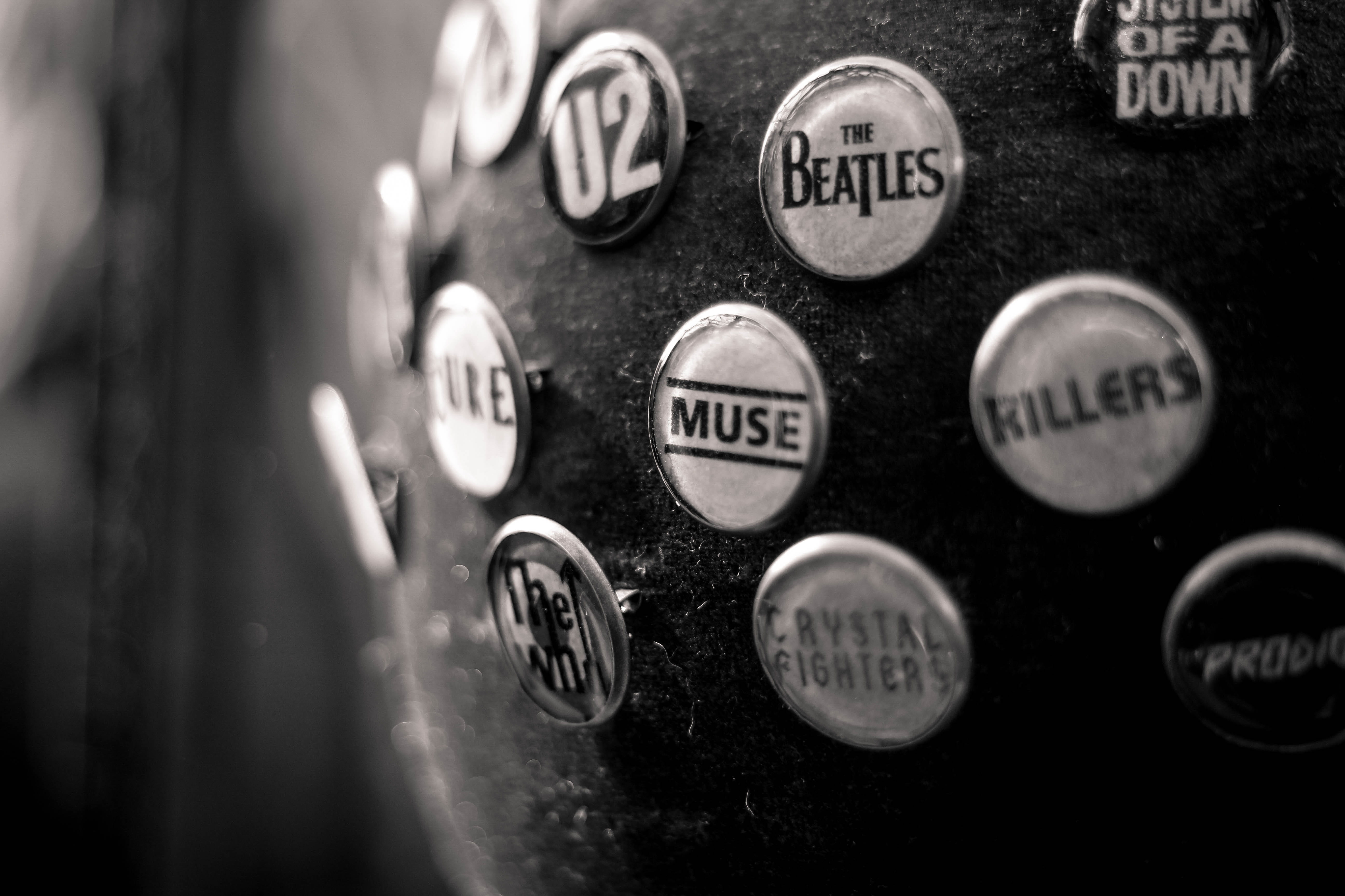 dress, blur, pins, group of objects, bind, memories, old, communication, gray, black, typography, close-up, side by side, text, vintage, marketing, black and-white, HD Wallpaper