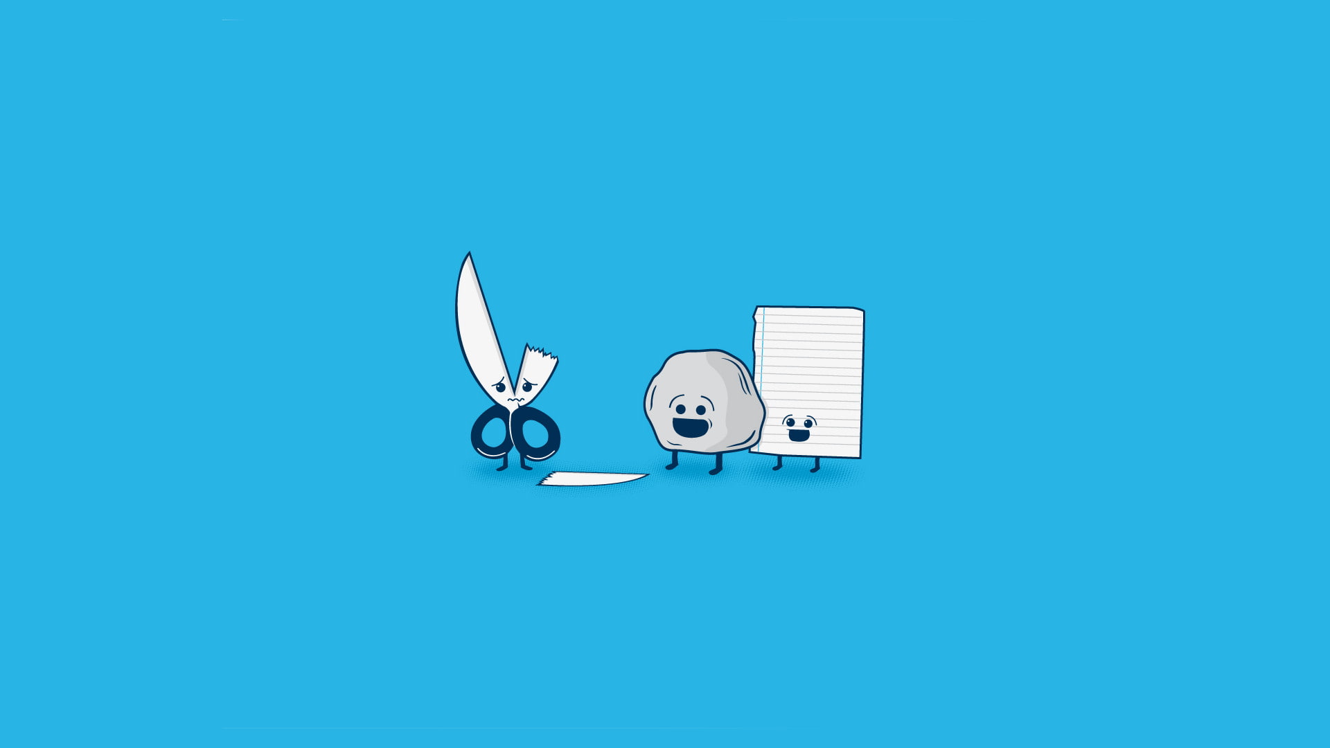 communication, music, fun, scissors, single object, paper, stone, sad, technology, no people, blue background, humor, studio shot, colored background, arts culture and entertainment, HD Wallpaper