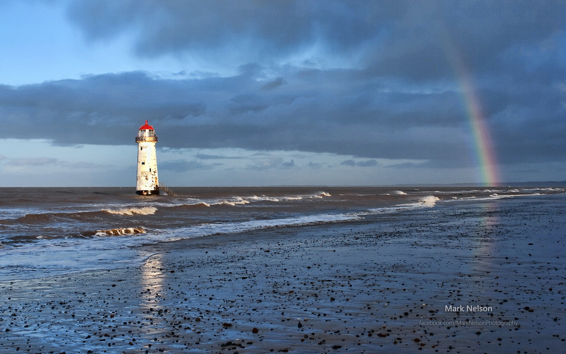 land, sea, tower, building, white, safety, mark, lighthouse, outdoors, talacre, architecture, no people, security, protection, guidance, 1080P, HD Wallpaper