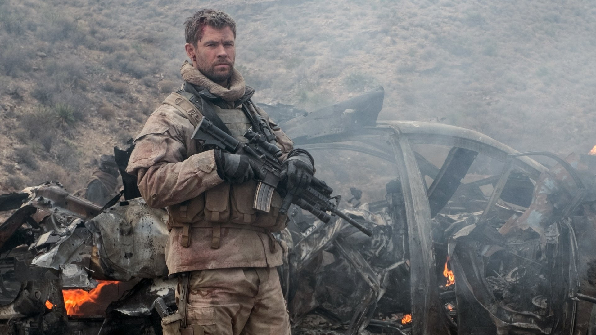 Chris Hemsworth, Movie, 12 Strong, Captain Mitch Nelson, 1080P, HD Wallpaper