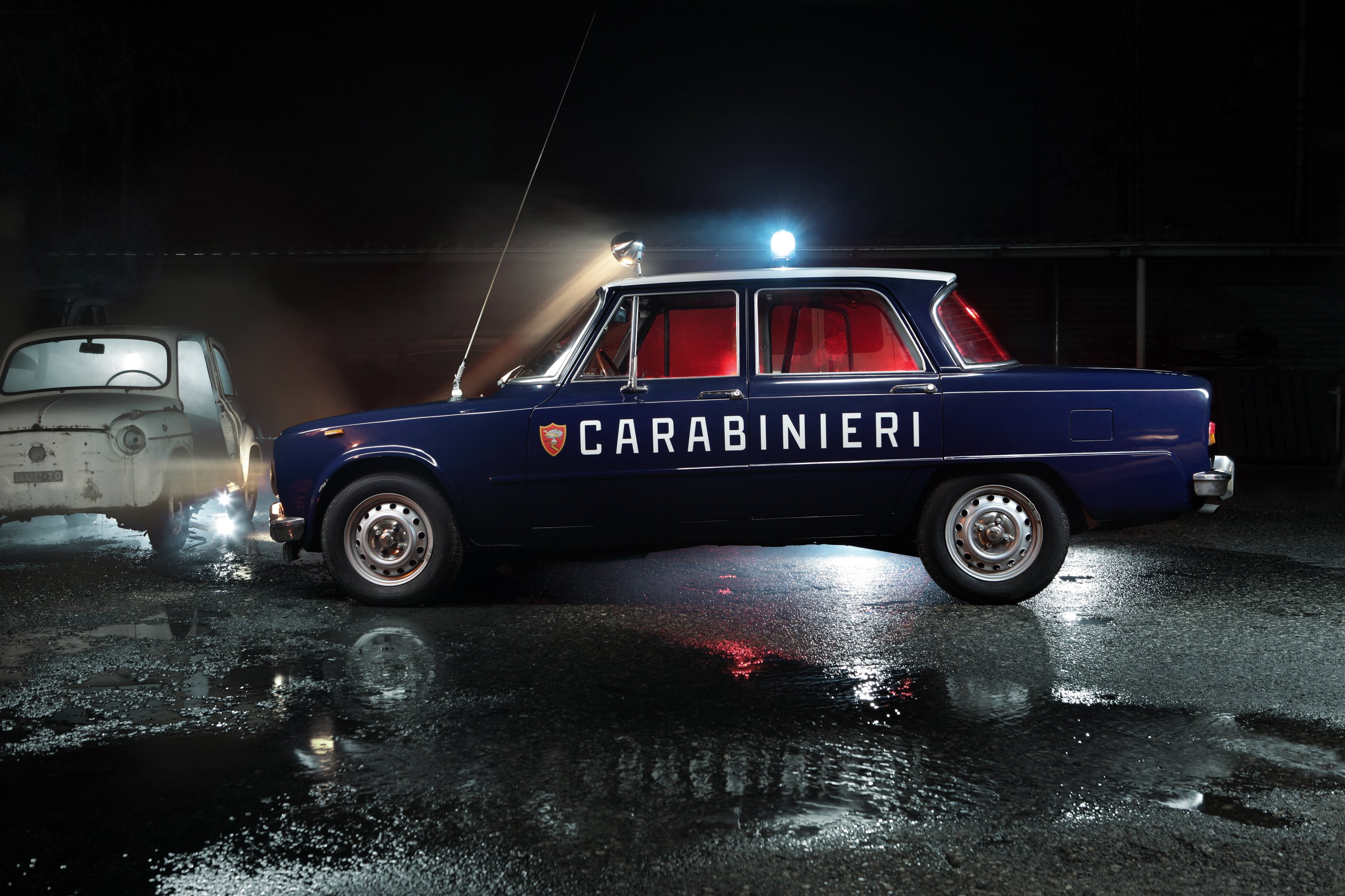 (115), emergency, carabinieri, giulia, romeo, alfa, 1300, police, 2K, 1972, super, classic, HD Wallpaper