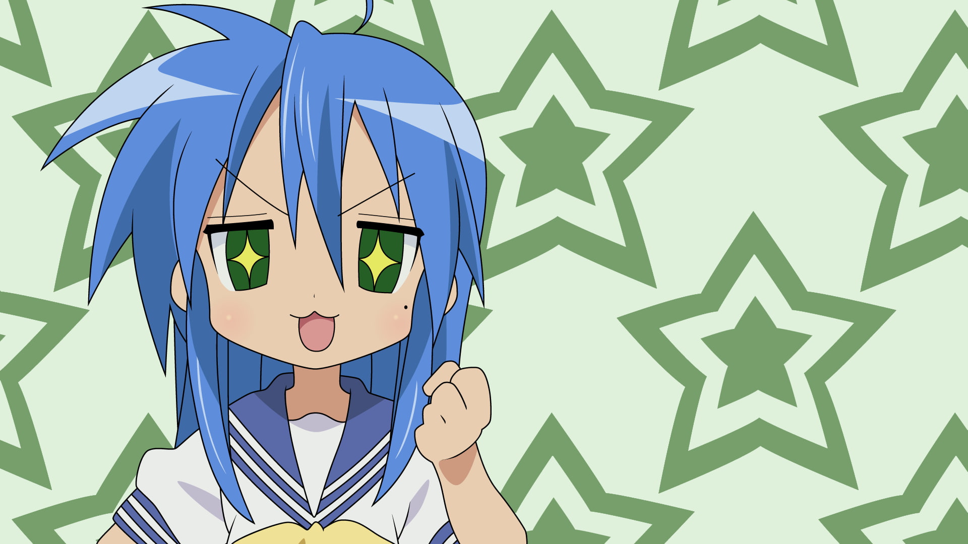 Lucky Star, 1080P, anime girls, anime, HD Wallpaper