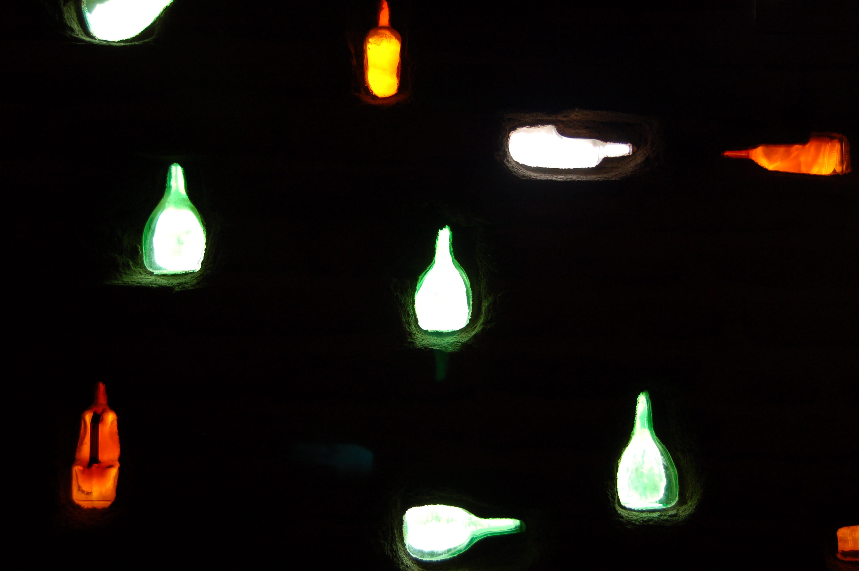 candle, lighting equipment, glass, dark, fire, night, bottles, burning, electric lamp, indoors, 2K, light - natural phenomenon, illuminated, pioneertown, HD Wallpaper