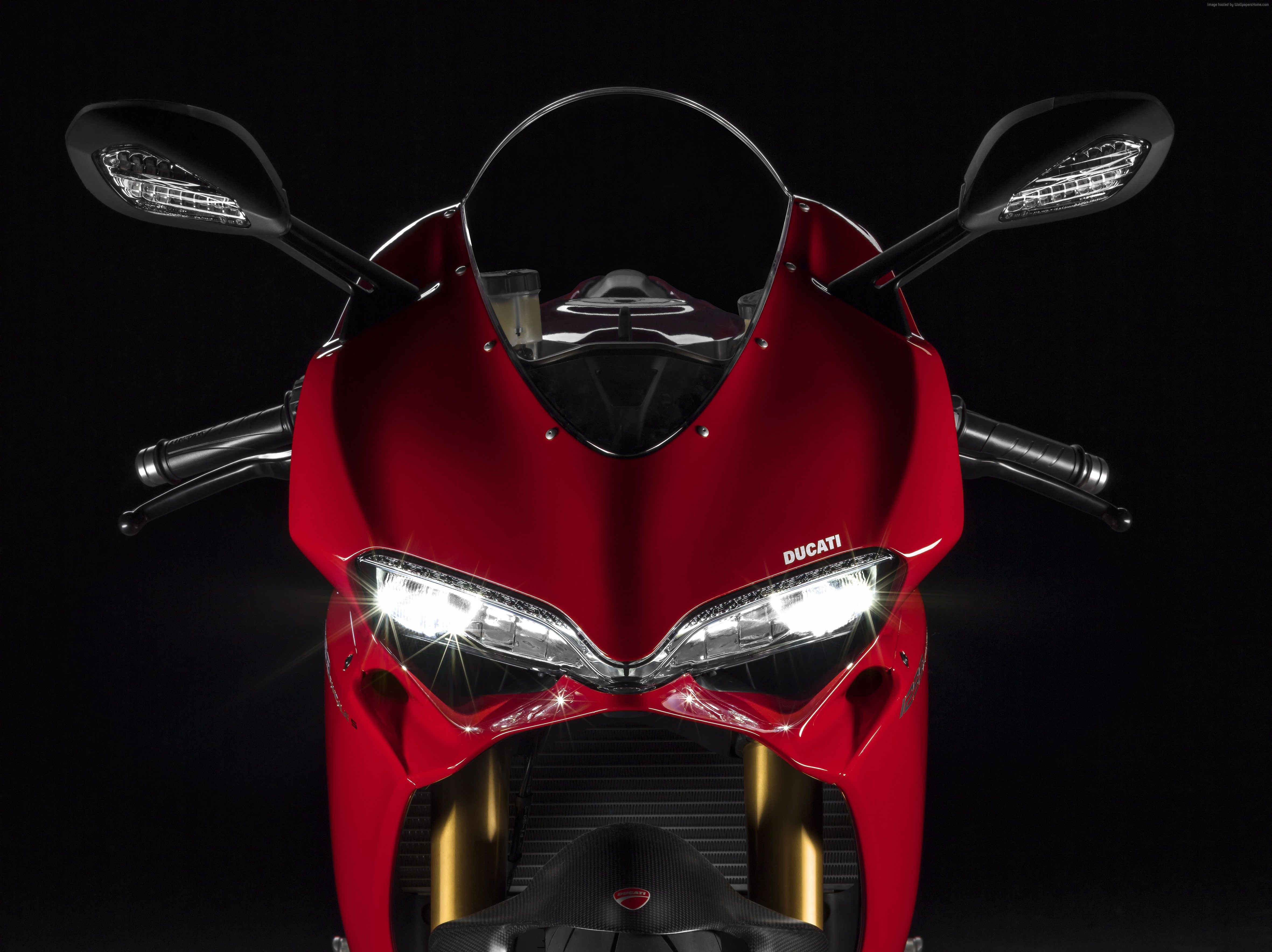 Ducati 1299 Panigale S, red, 4K, speedbike, best bikes, superbike, HD Wallpaper