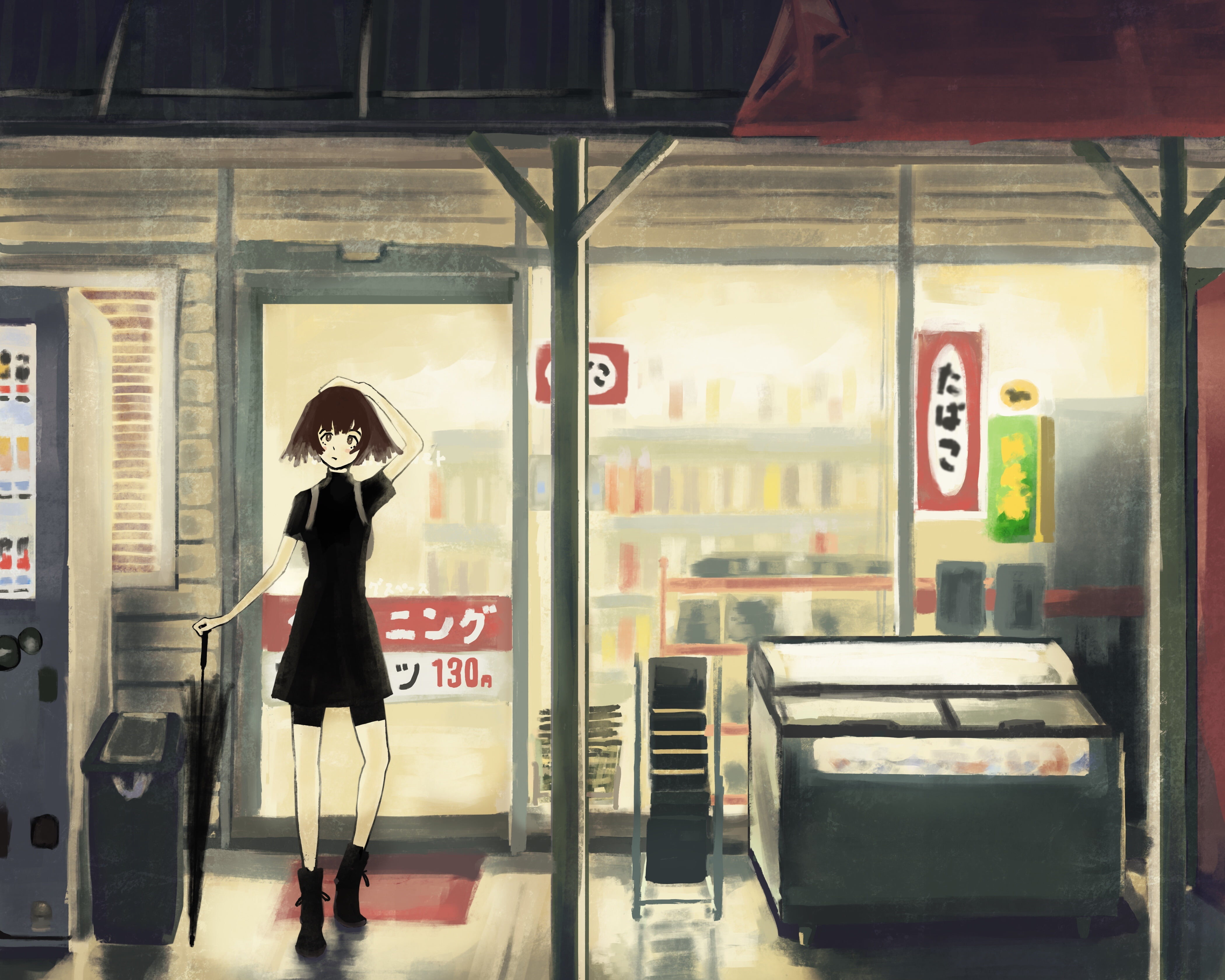 4K, Anime, Sing " Yesterday" for Me, Haru Nonaka, HD Wallpaper
