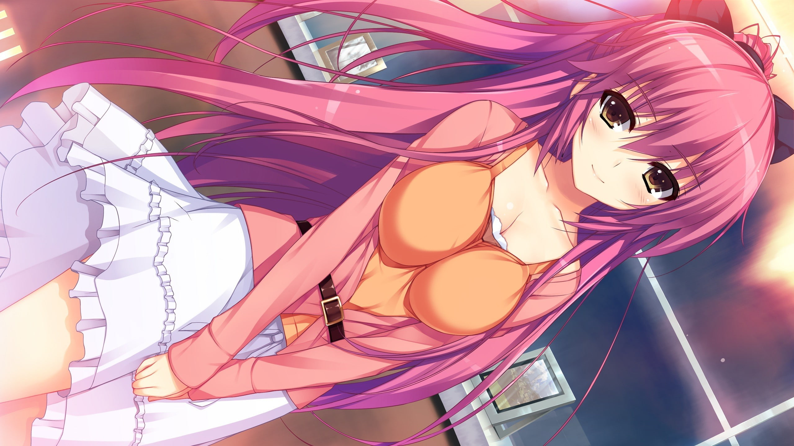anime anime girls reminiscence akusera, 2K, HD Wallpaper