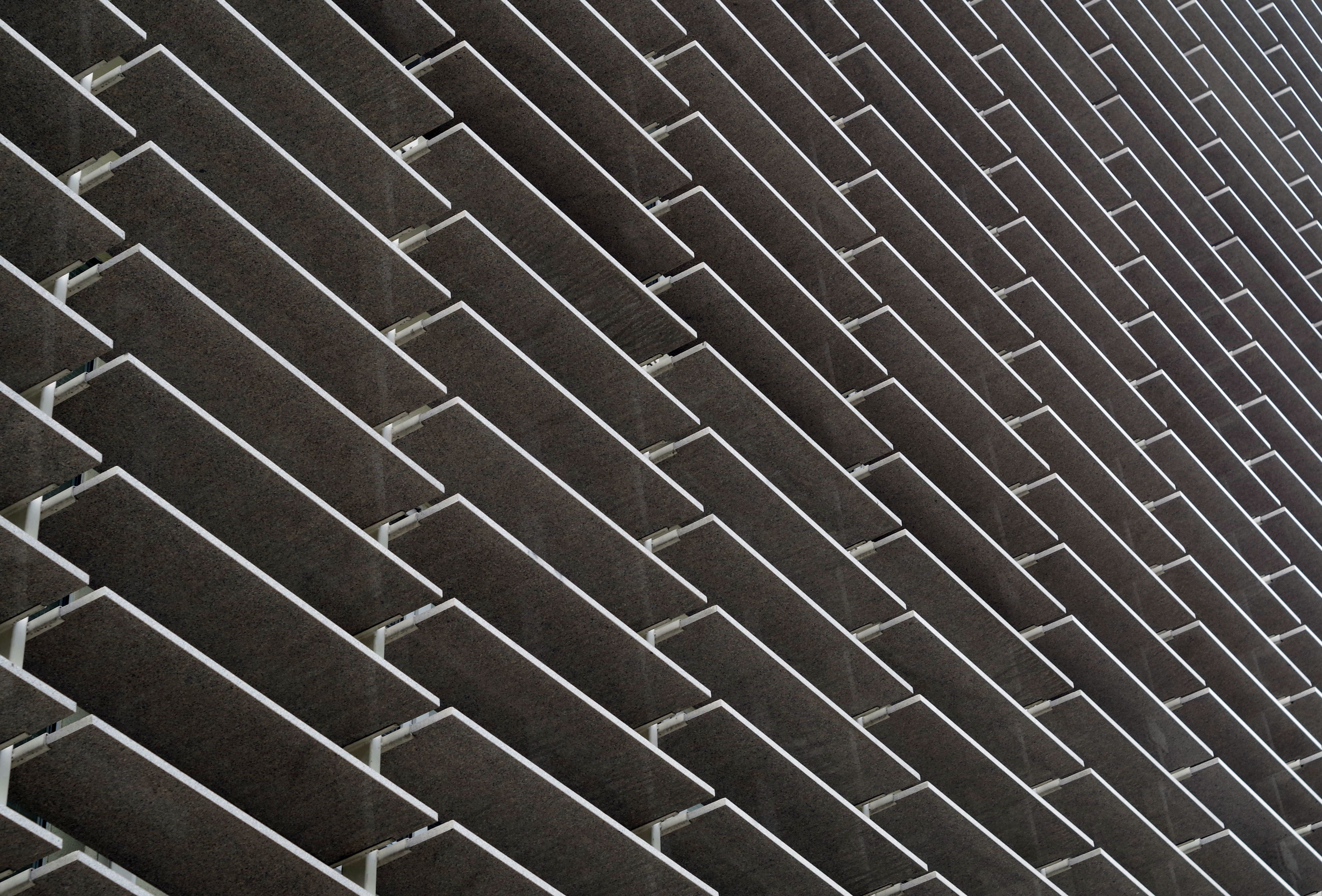 textured, protection, Texture, grid, metal, Structure, shaded, 4K, built structure, modern, wall, design, abstract, invoice, day, full frame, the structure of the, HD Wallpaper