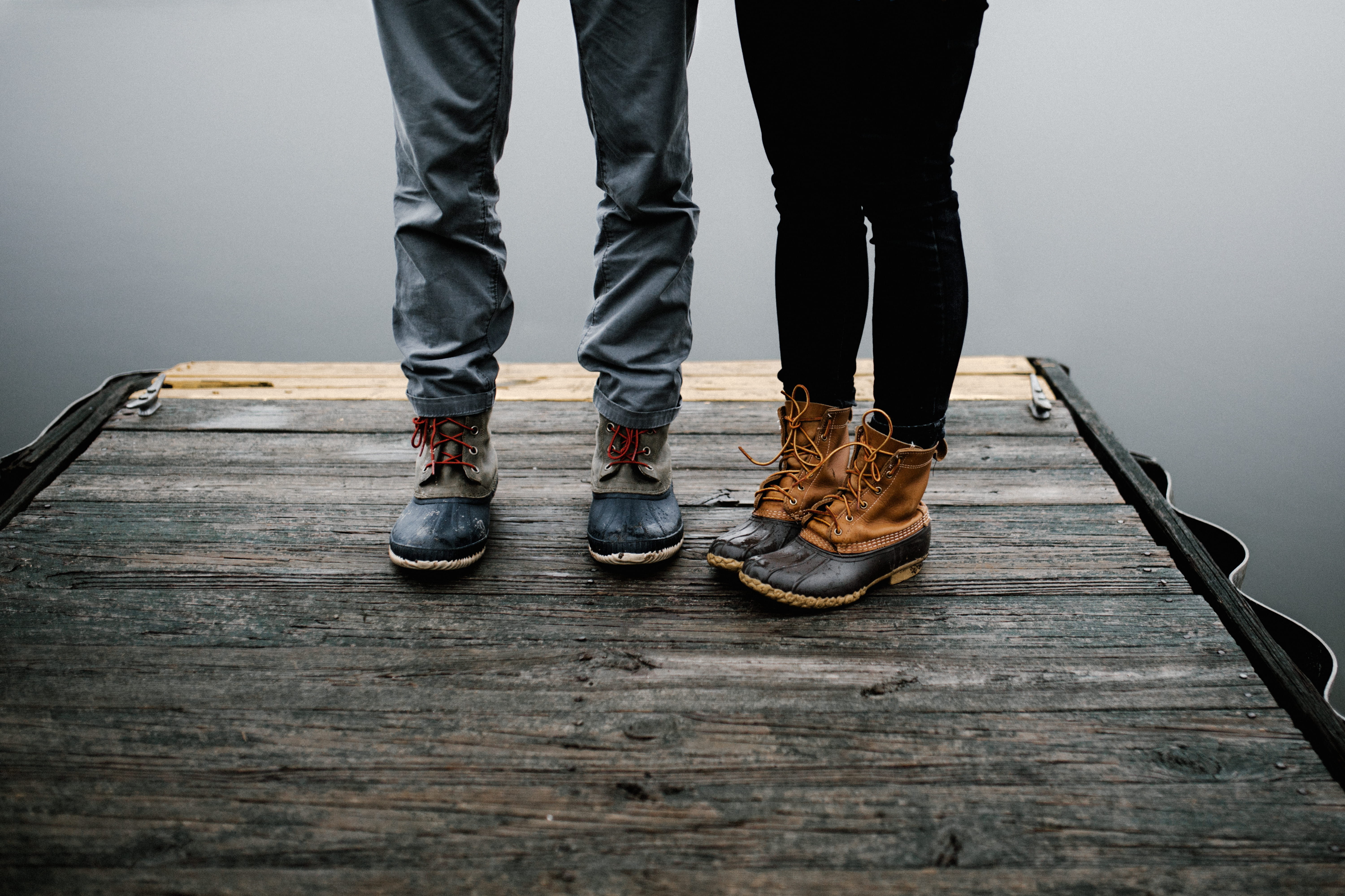 jeans, WISE, canvas shoe, surface, brown, pair, human leg, boots, wood - material, outdoors, trousers, wearing, human foot, two People, leg, 5K, boot, HD Wallpaper