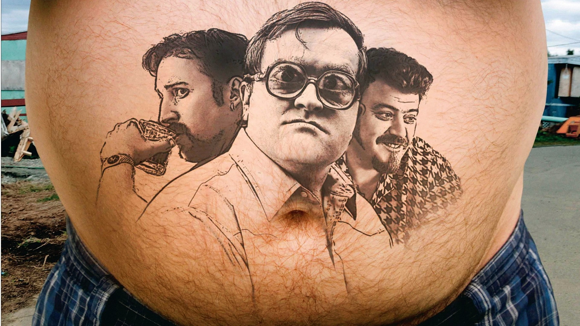 positive emotion, men, glasses, smiling, two people, people, emotion, 1080P, leisure activity, trailer park boys, happiness, togetherness, Julian (Trailer Park Boys), HD Wallpaper