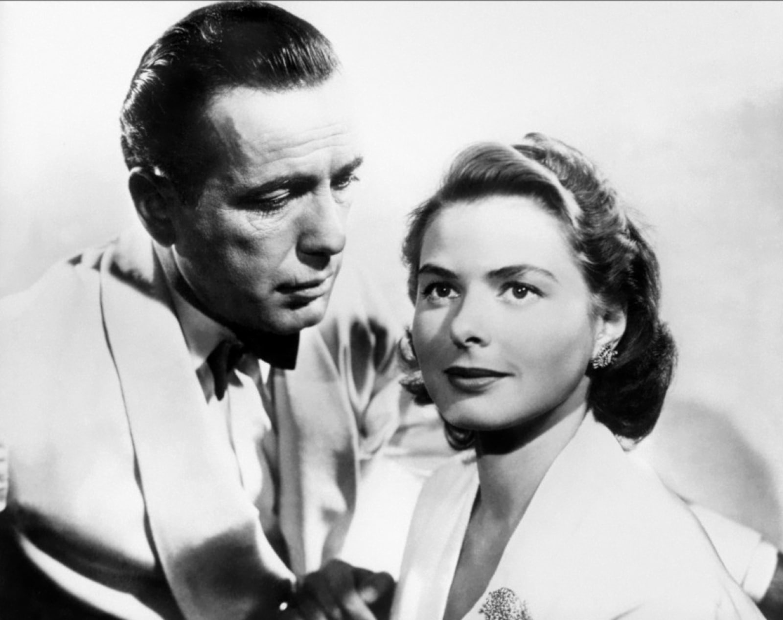 actresses, casablanca, humphrey, humphrey bogart, people, ingrid, bogart, art, hd, ingrid bergman, 720P, bergman, HD Wallpaper