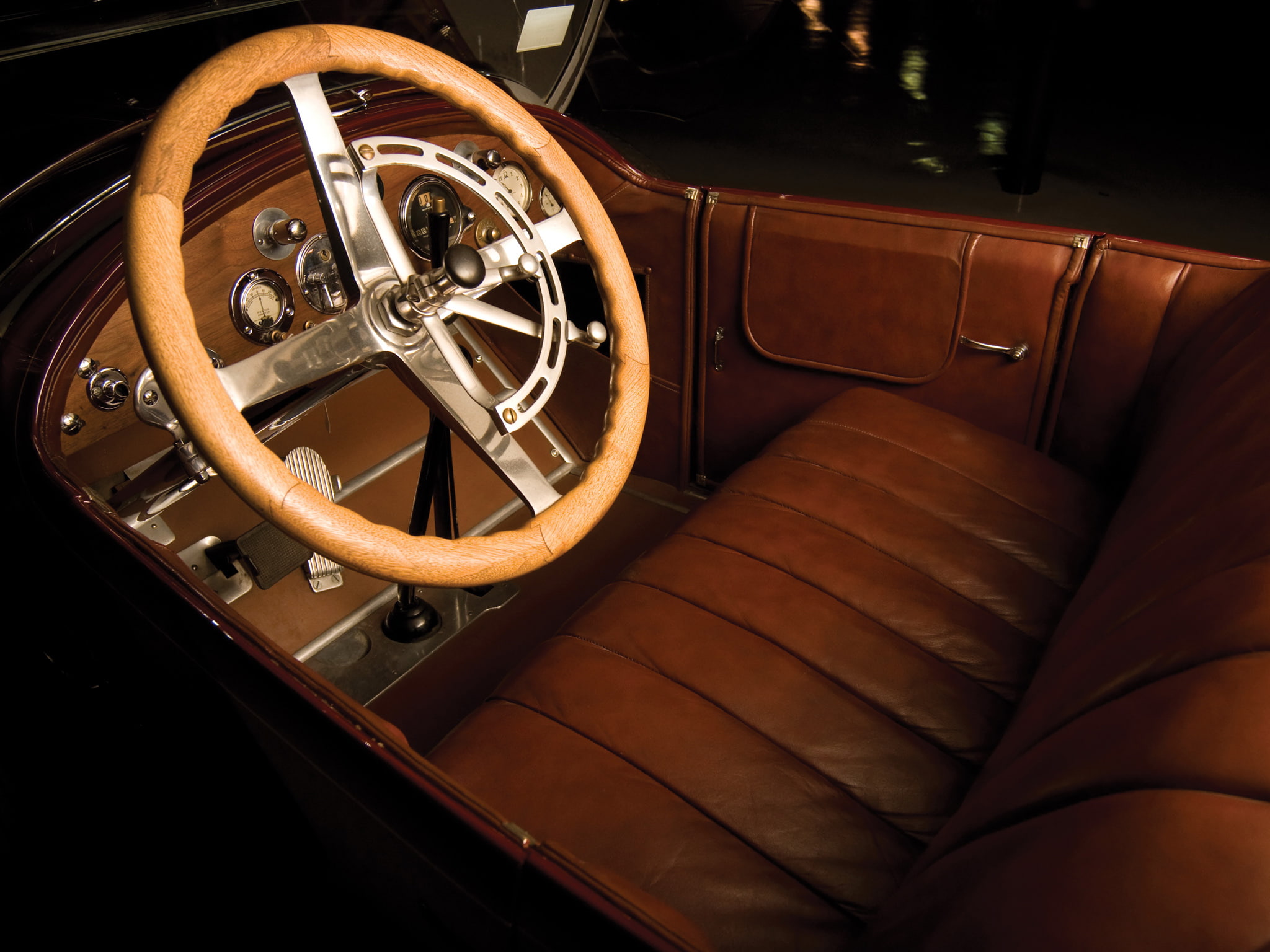 1920, retro, model a, interior, touring, 1080P, revere, HD Wallpaper