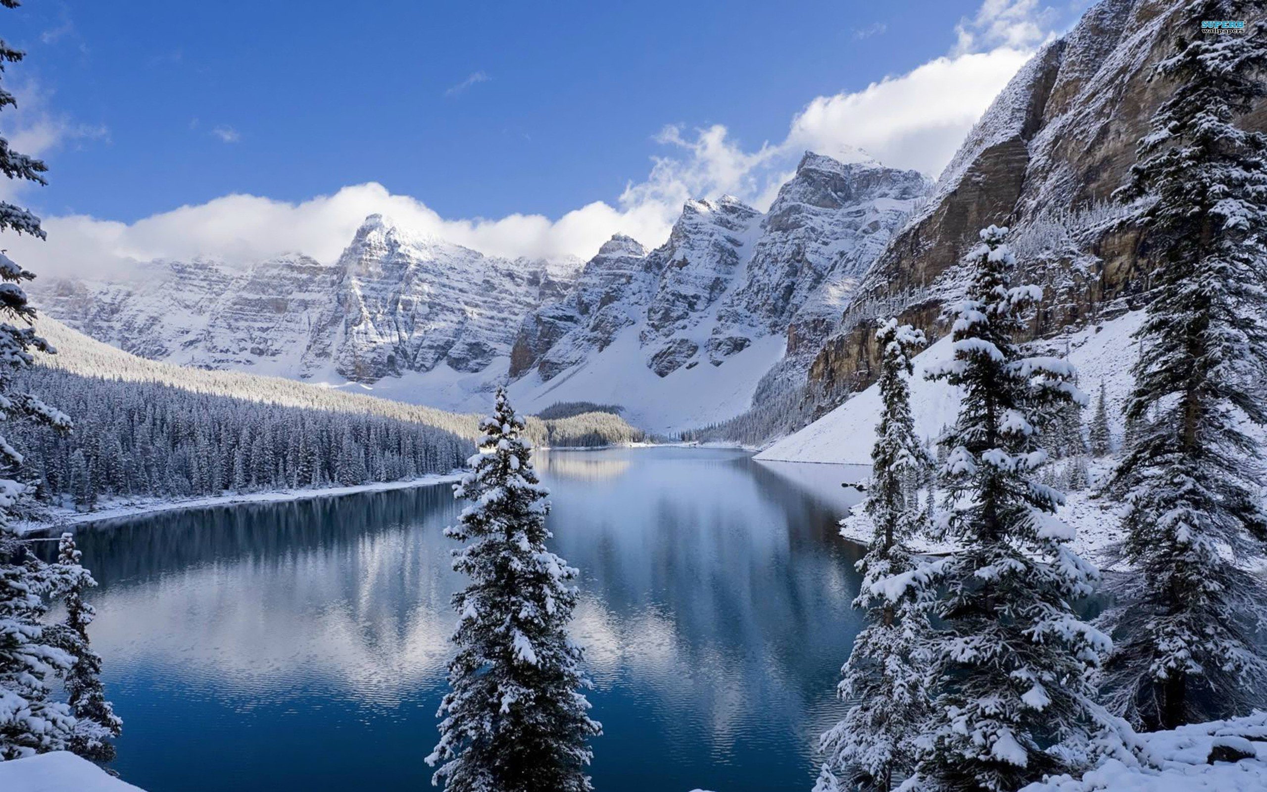 hdr, banff, moraine, park, mountains, revered, national, photography, 2K, photo, lake, HD Wallpaper