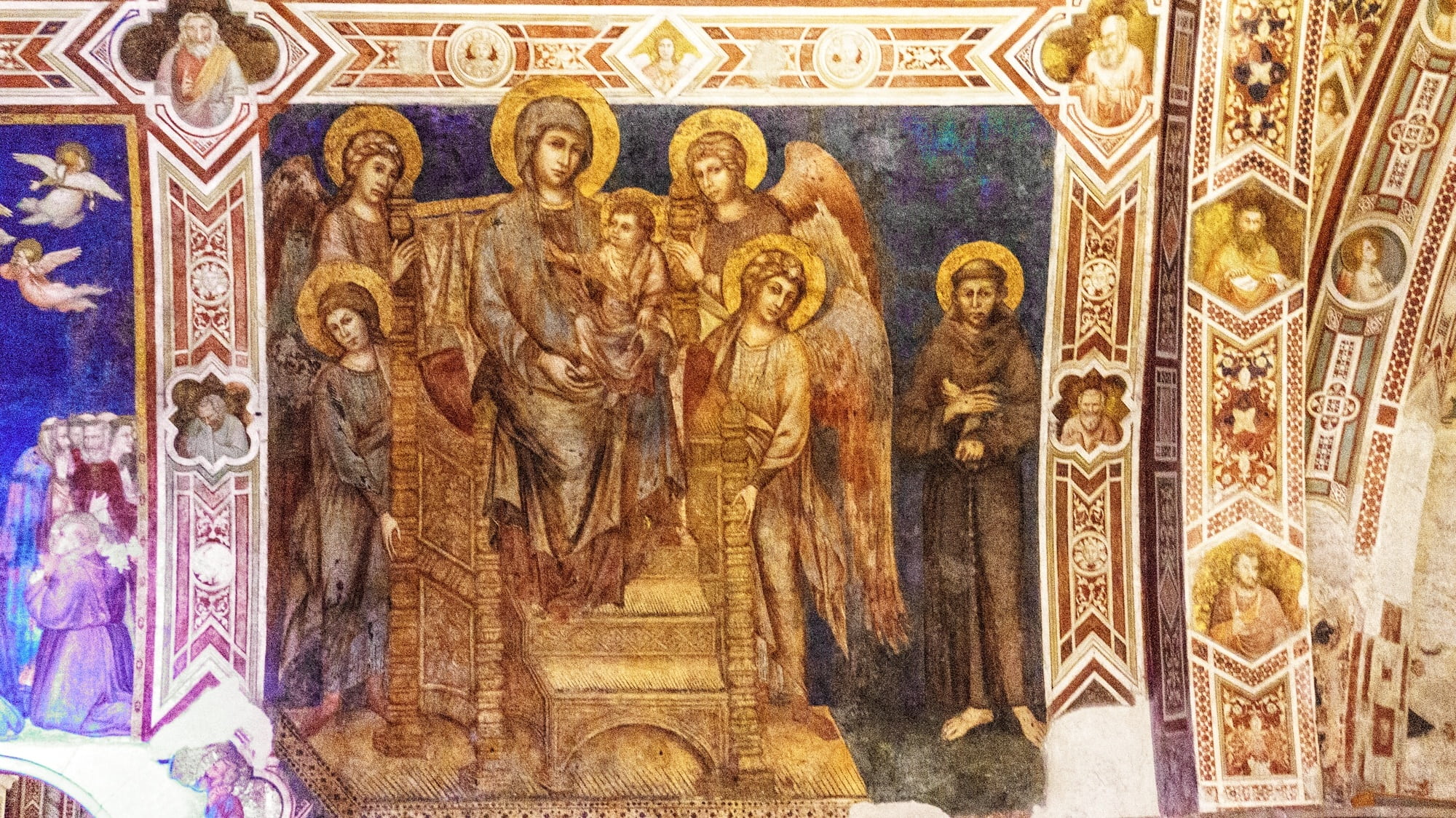 no people, architecture and art, creativity, architecture, representation, painting, art and craft, medieval, fresco, spirituality, church, building, mural, HD Wallpaper
