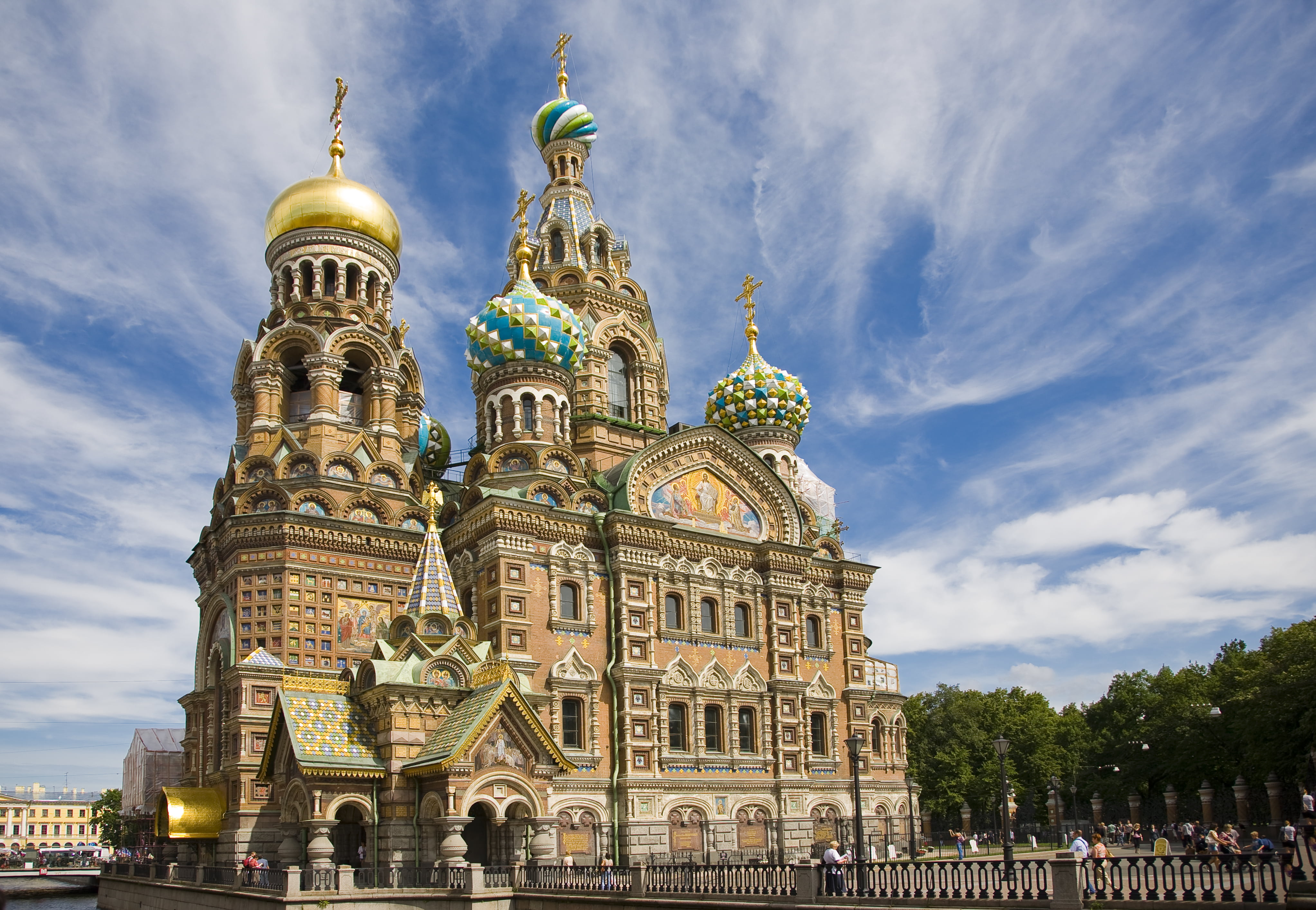 cathedral, orthodox, brown, history, city, cultures, dome, belief, tower, incidental people, urban Scene, spirituality, famous Place, architecture, blue, HD Wallpaper