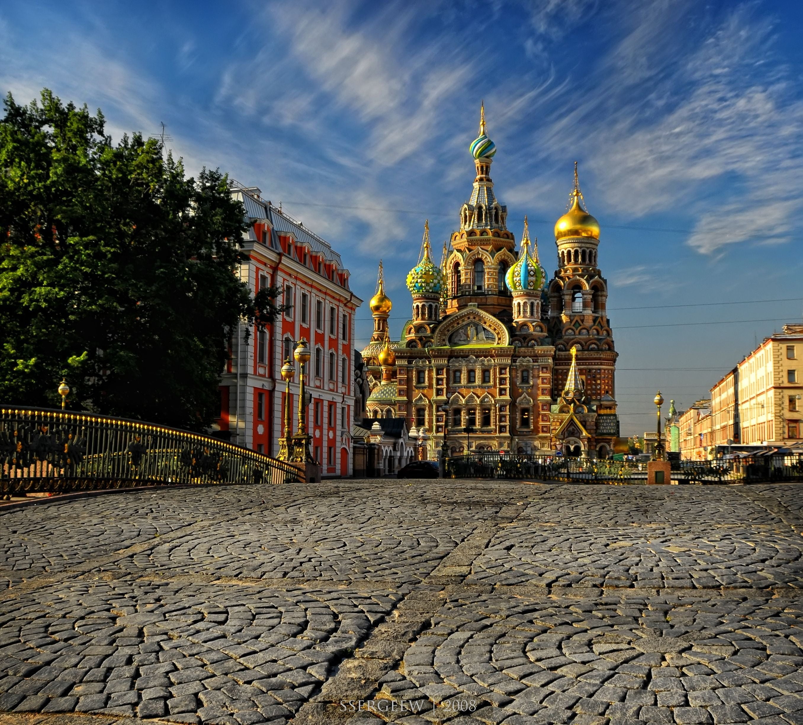 religion, tree, dome, saint, russia, cityscape, city, 2K, old, night, town, blue, nature, st. Petersburg - Russia, cathedral, christianity, moscow, sky, HD Wallpaper
