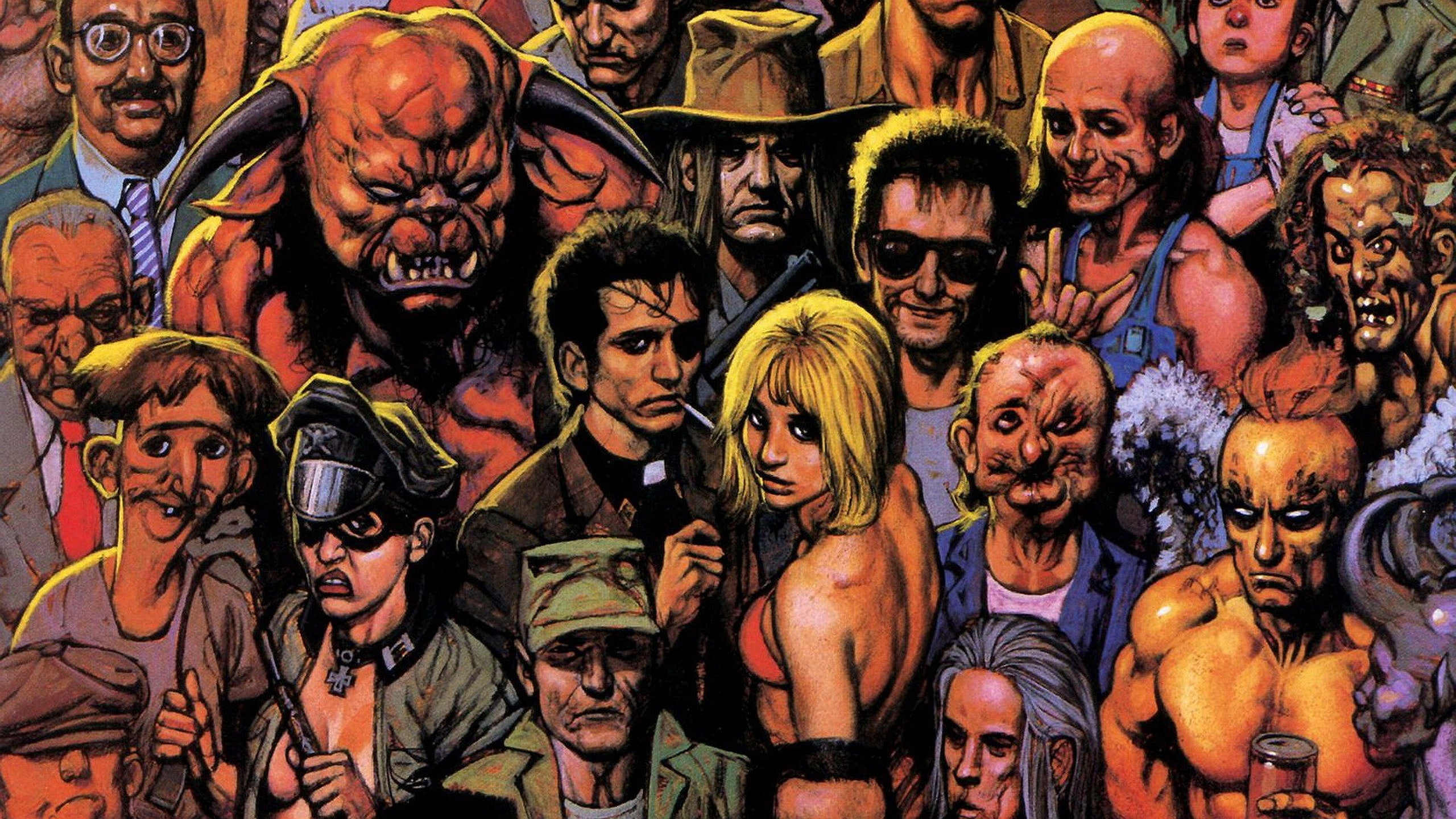 2K, preacher, dark, monster, comics, vertigo, HD Wallpaper