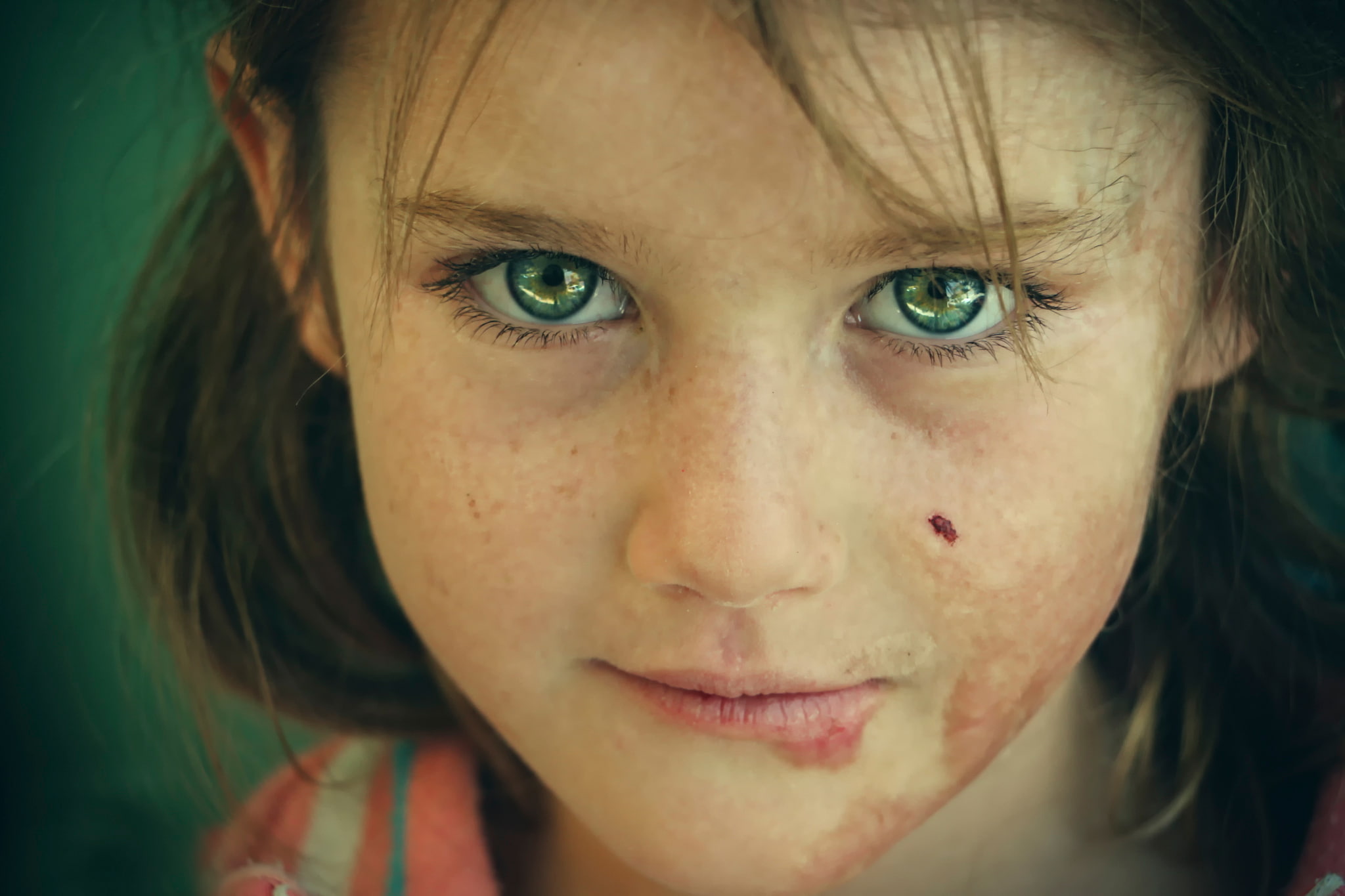 portrait, look, Those eyes, photographer, refugee, a syrian refugee, Ranj Yousif, 1080P, no war, HD Wallpaper