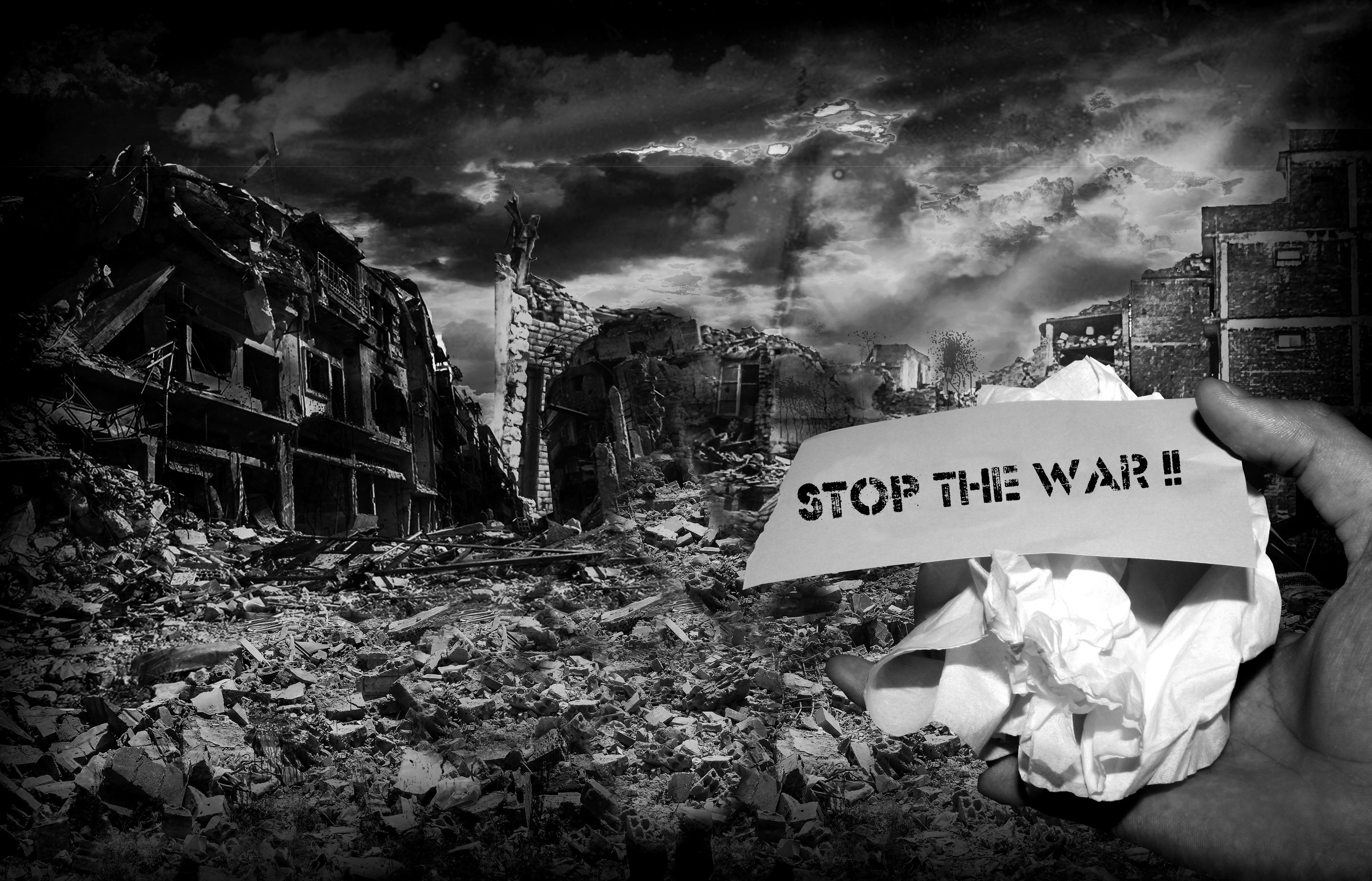 built structure, human dignity, cloud - sky, western script, environment, nature, pain, garbage, terrible experiences, abandoned, human, refugees, communication, HD Wallpaper