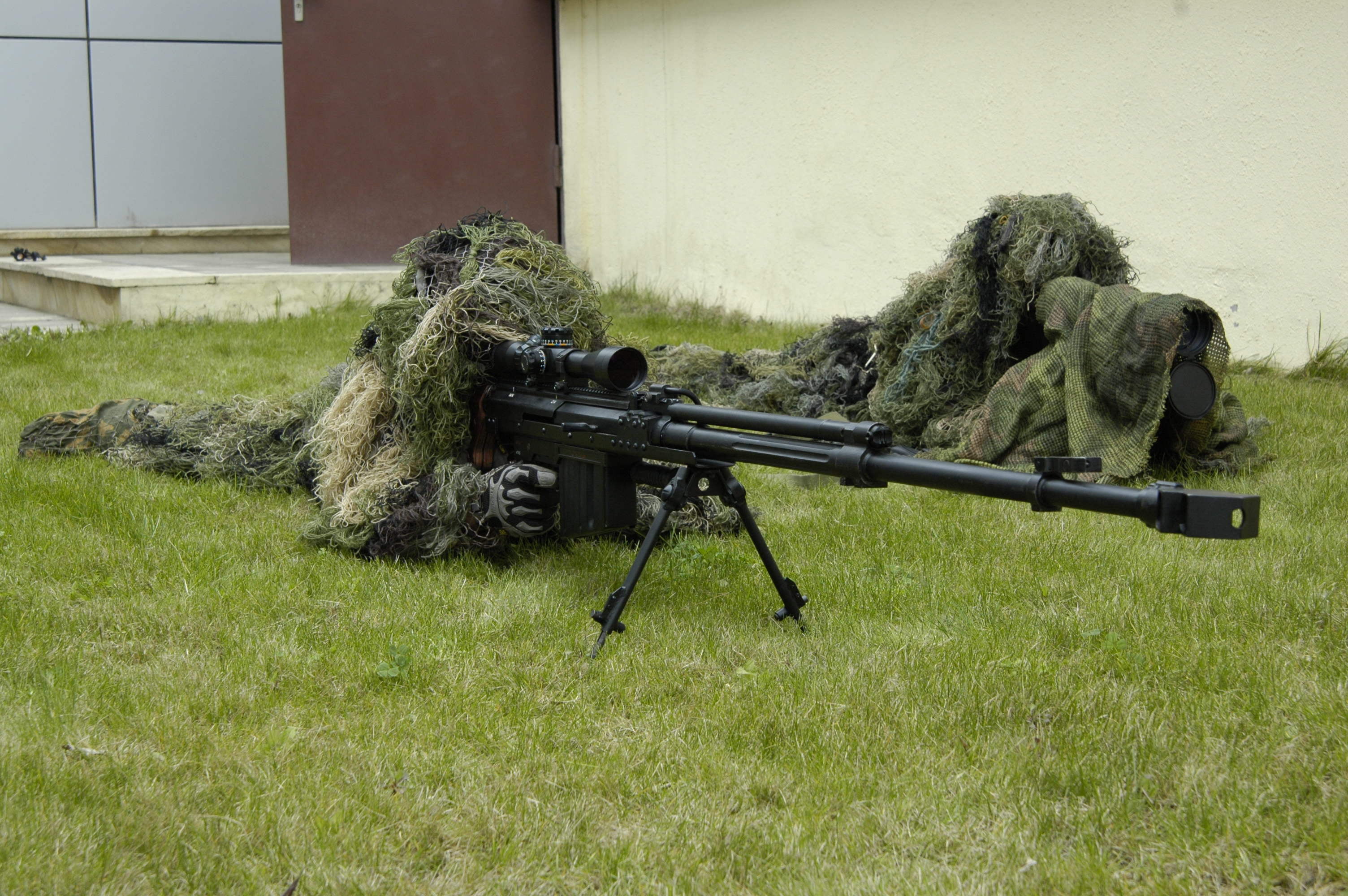 security, military, war, grass, ammunition, Azerbaijan, infantry, green color, conflict, battle, Sniper Rifle, plant, land, Anti-Material Rifle, tree, battlefield, HD Wallpaper