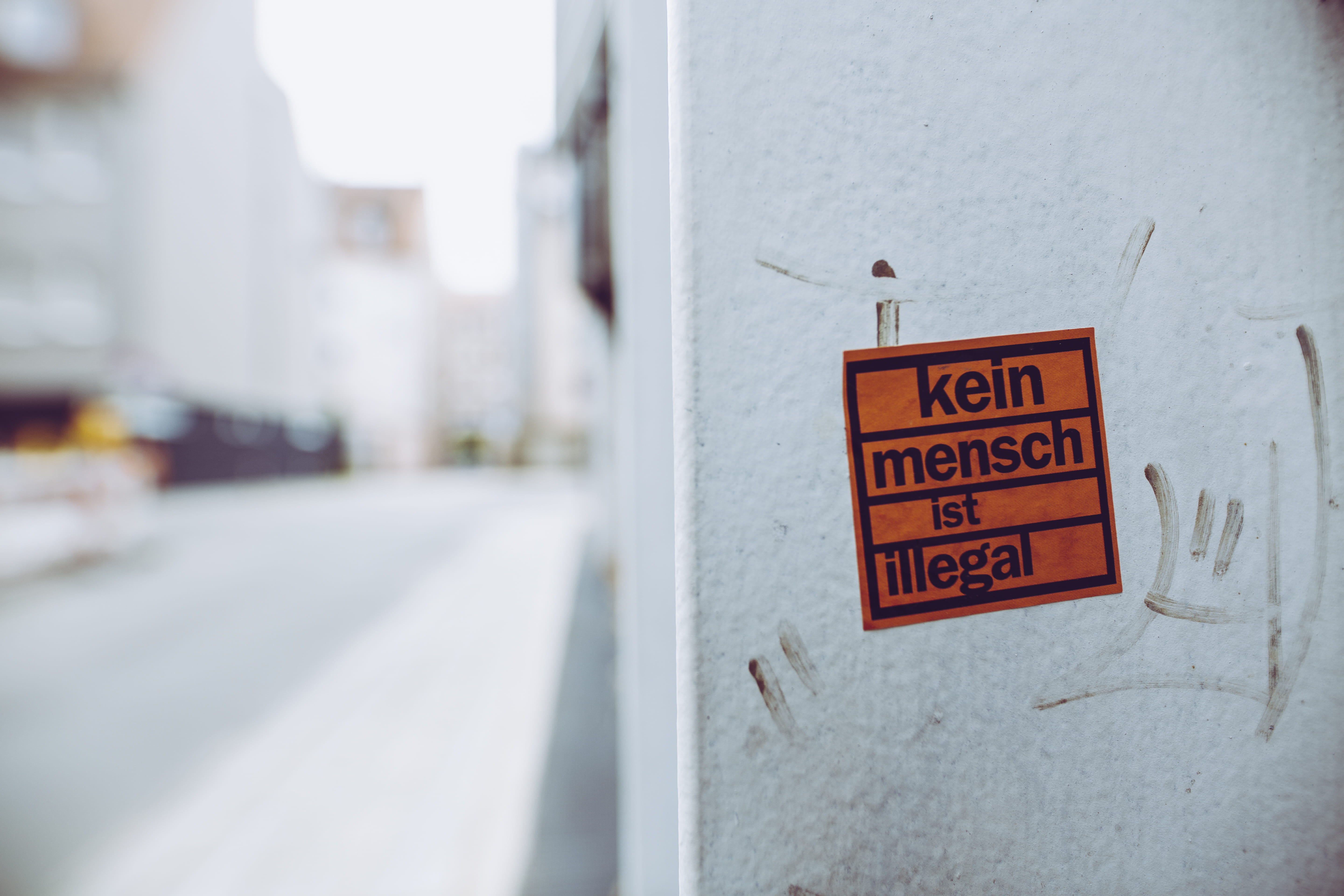 information, text, built structure, sign, close-up, focus on foreground, ist, day, no people, illegal, communication, wall, selective focus, outdoors, 5K, HD Wallpaper