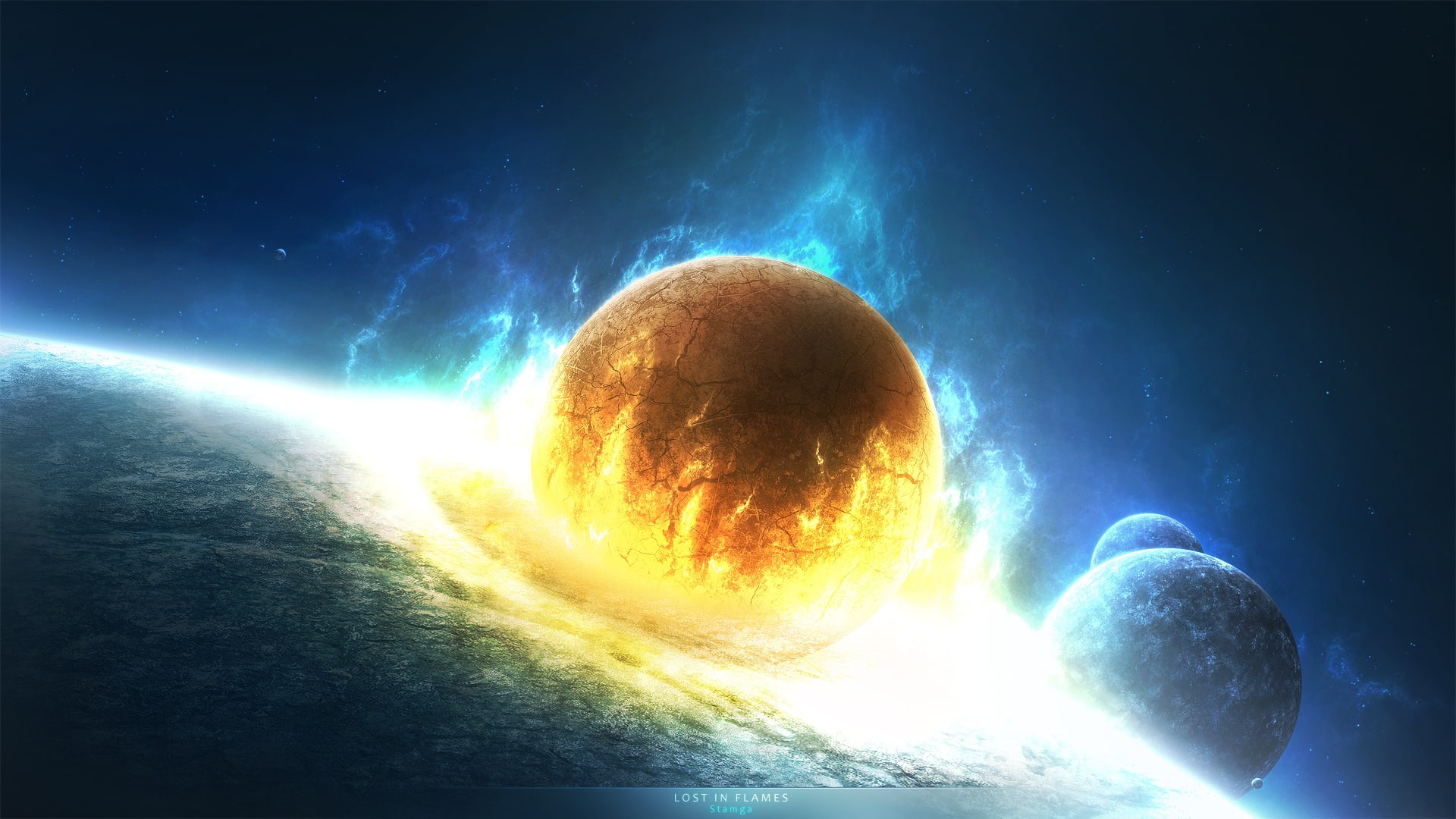 Collision, Disaster, Planet, Doomsday, 1080P, HD Wallpaper