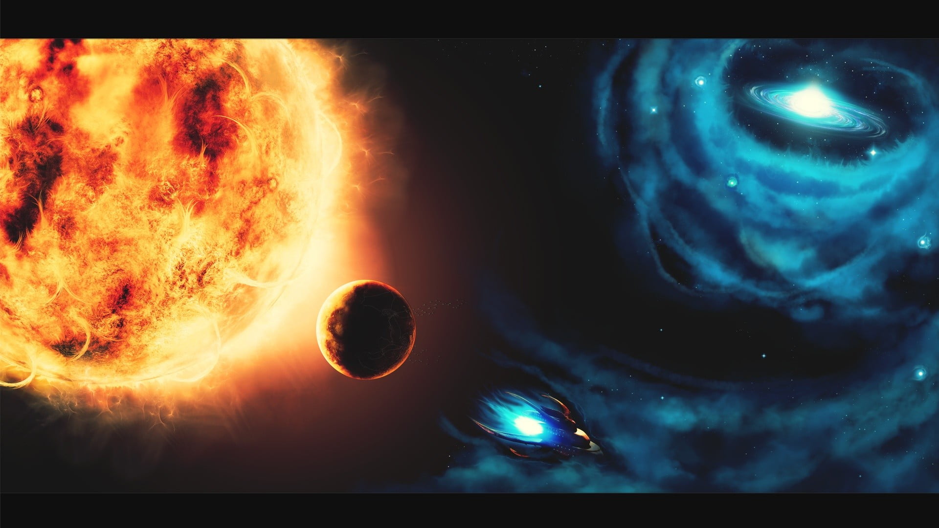 accidents and disasters, 1080P, warning sign, flame, heat - temperature, sign, communication, night, space art, close-up, space, auto post production filter, HD Wallpaper