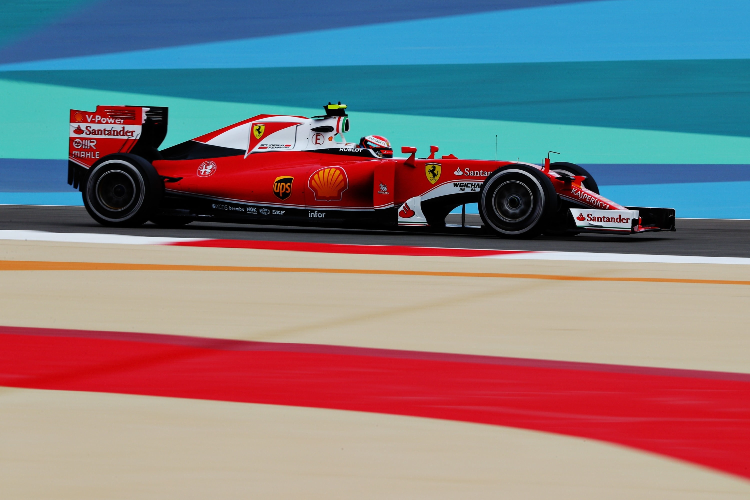 2K, red, motion, transportation, mode of transportation, competition, fire engine, motor vehicle, land vehicle, car, Formula 1, professional sport, sports race, HD Wallpaper