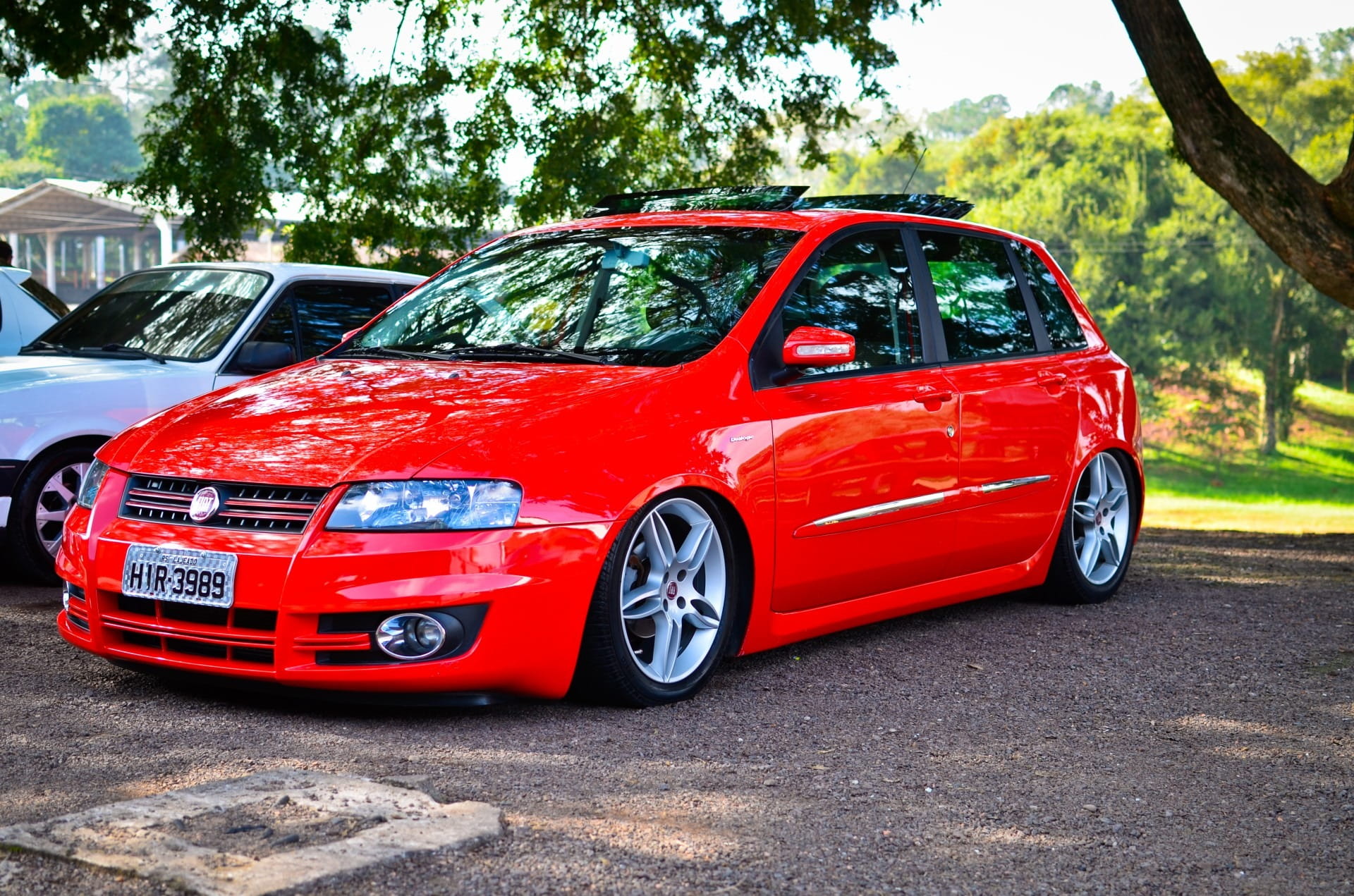 drive, damaged, no people, road, Car, Motor, 1080P, broken, Fiat Stilo, Automobile, day, transport, automotive, auto, motor vehicle, transportation, red, HD Wallpaper