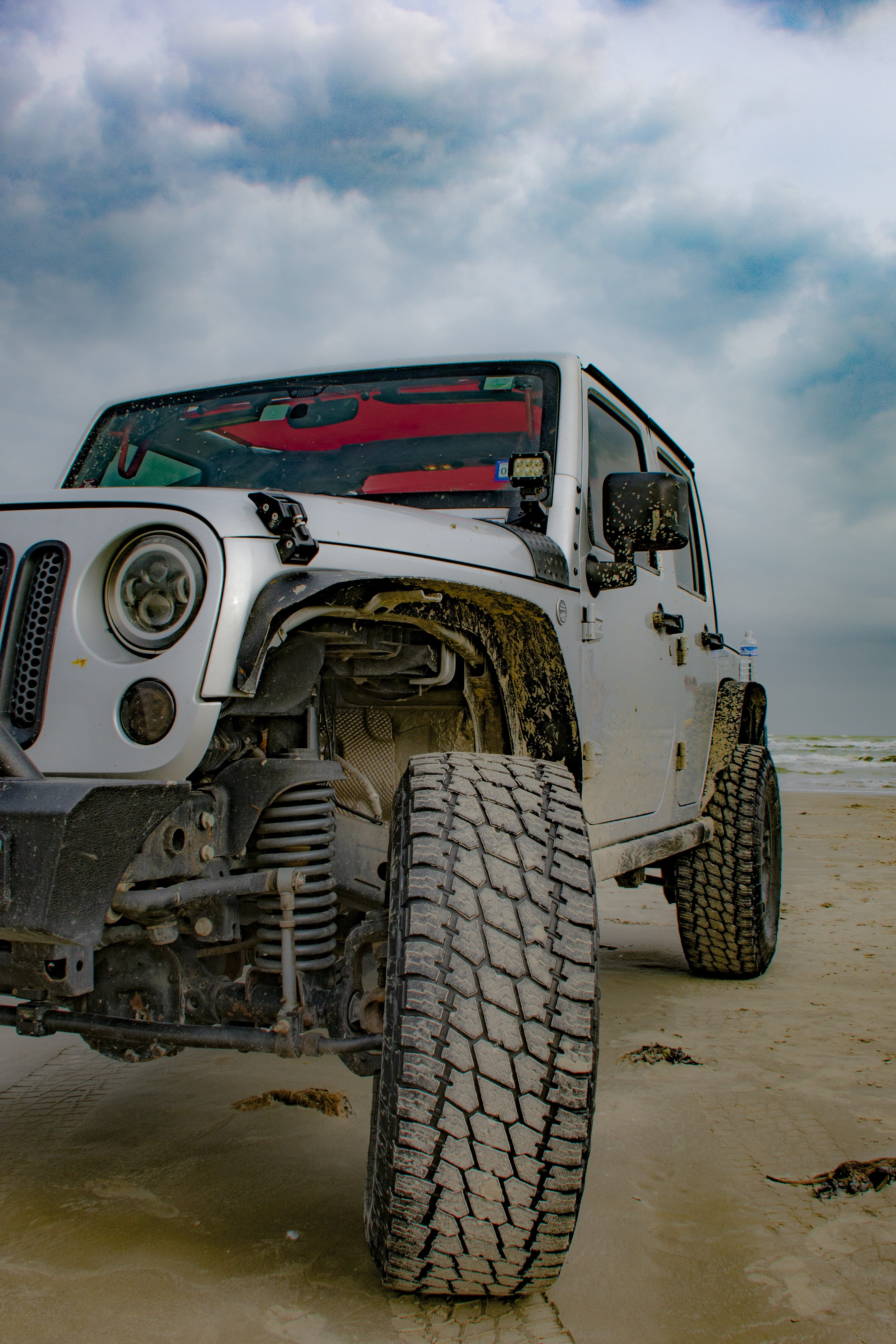transport, motor vehicle, outdoors, cloud - sky, auto, truck, sky, drive, stationary, speed, offroad, tire, car, exclusive, day, transportation, nature, Phone HD Wallpaper